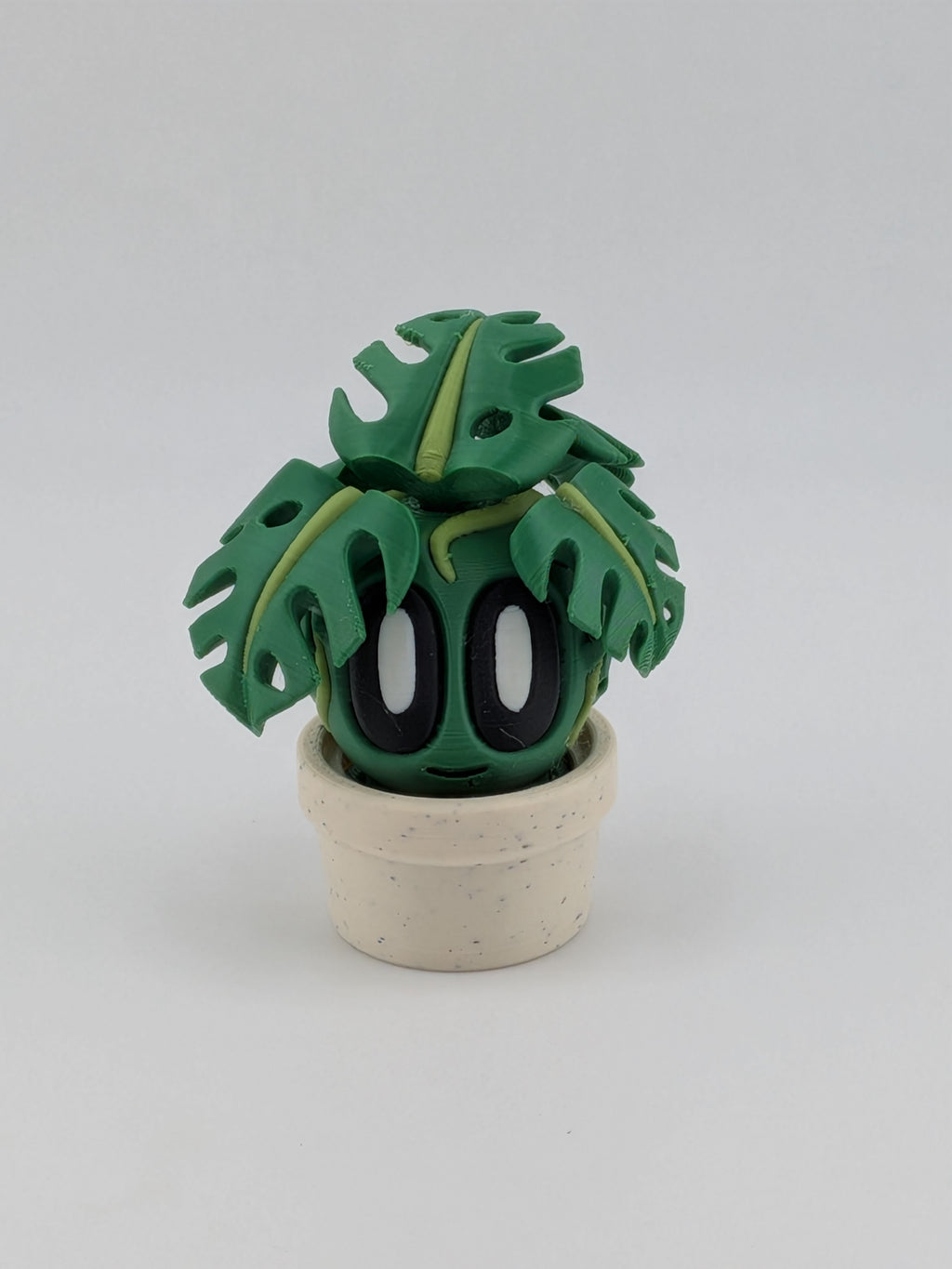 🌿✨ Monstera Plant Blob! 🪴 2.5" Articulated Leafy Fidget & Desk Pet Figurine 💎🍃