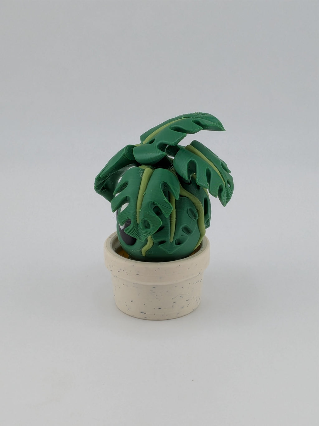🌿✨ Monstera Plant Blob! 🪴 2.5" Articulated Leafy Fidget & Desk Pet Figurine 💎🍃