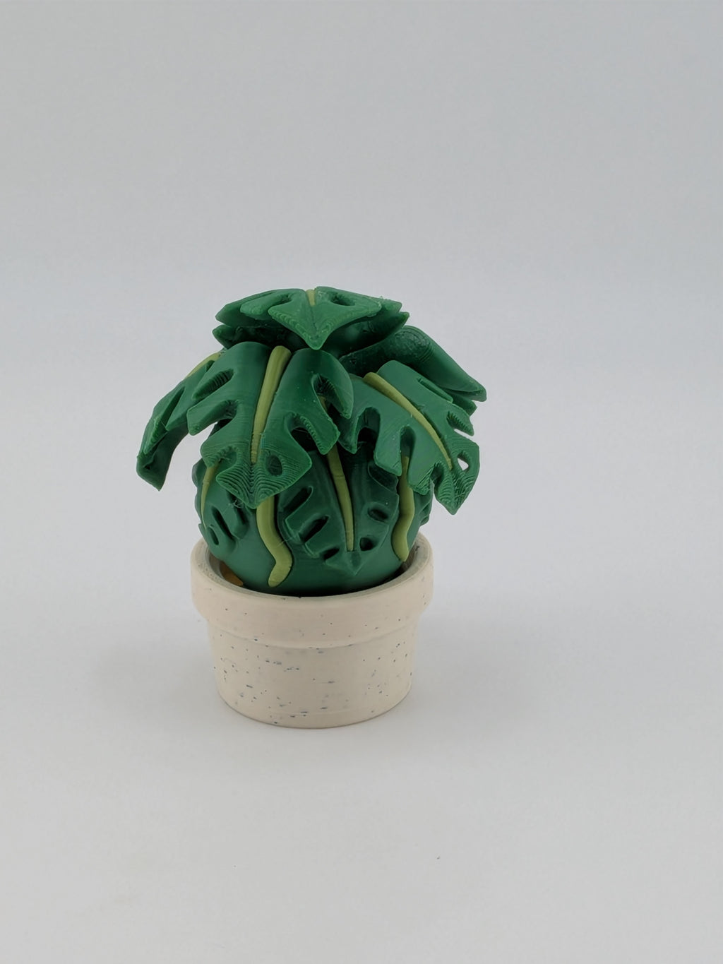 🌿✨ Monstera Plant Blob! 🪴 2.5" Articulated Leafy Fidget & Desk Pet Figurine 💎🍃