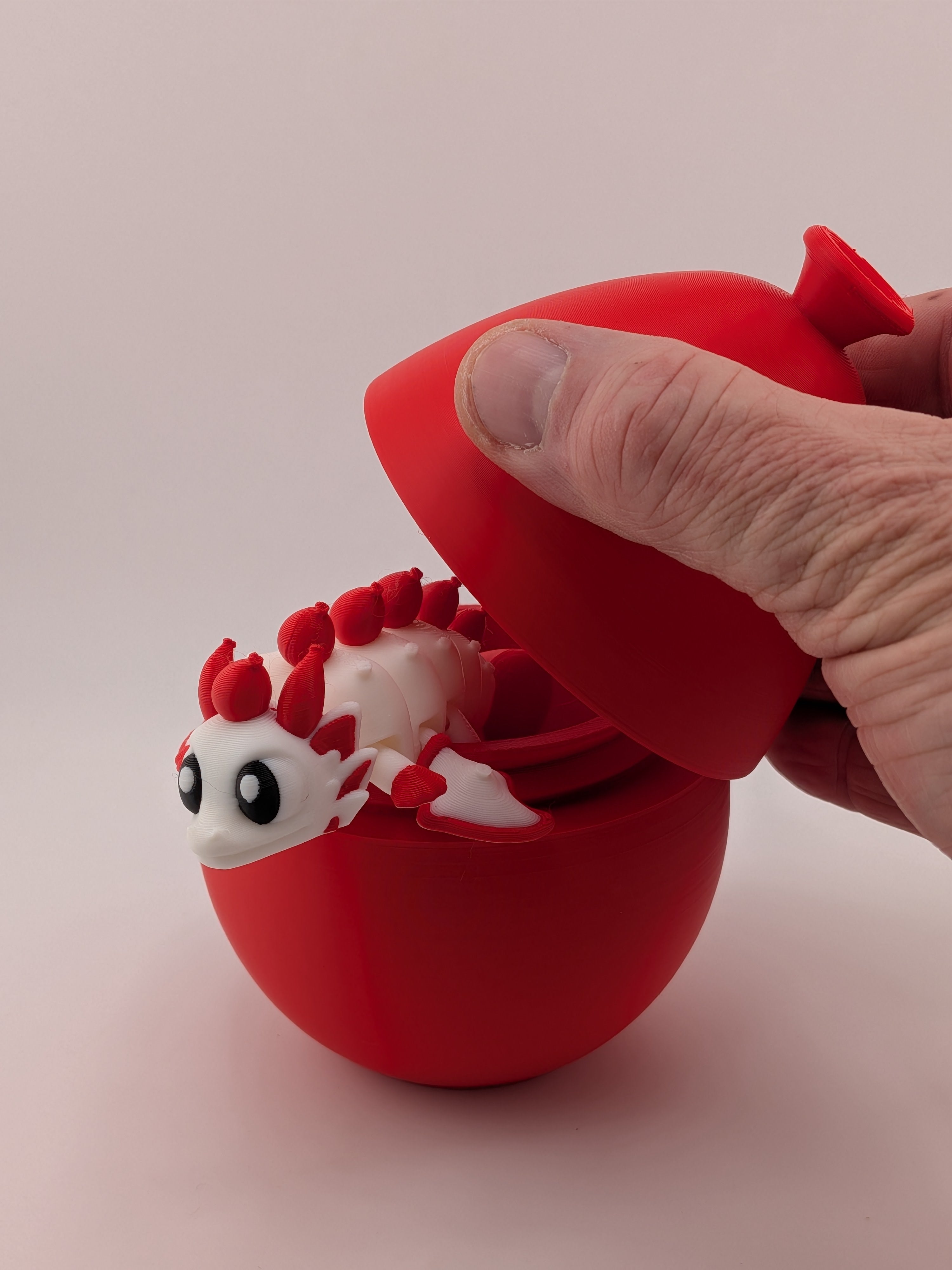 🎈🐉 Balloon Dragon Egg Bundle! ✨ 4.6" Balloon Container & 3.75" Flexi Baby Dragon 🎂🎁