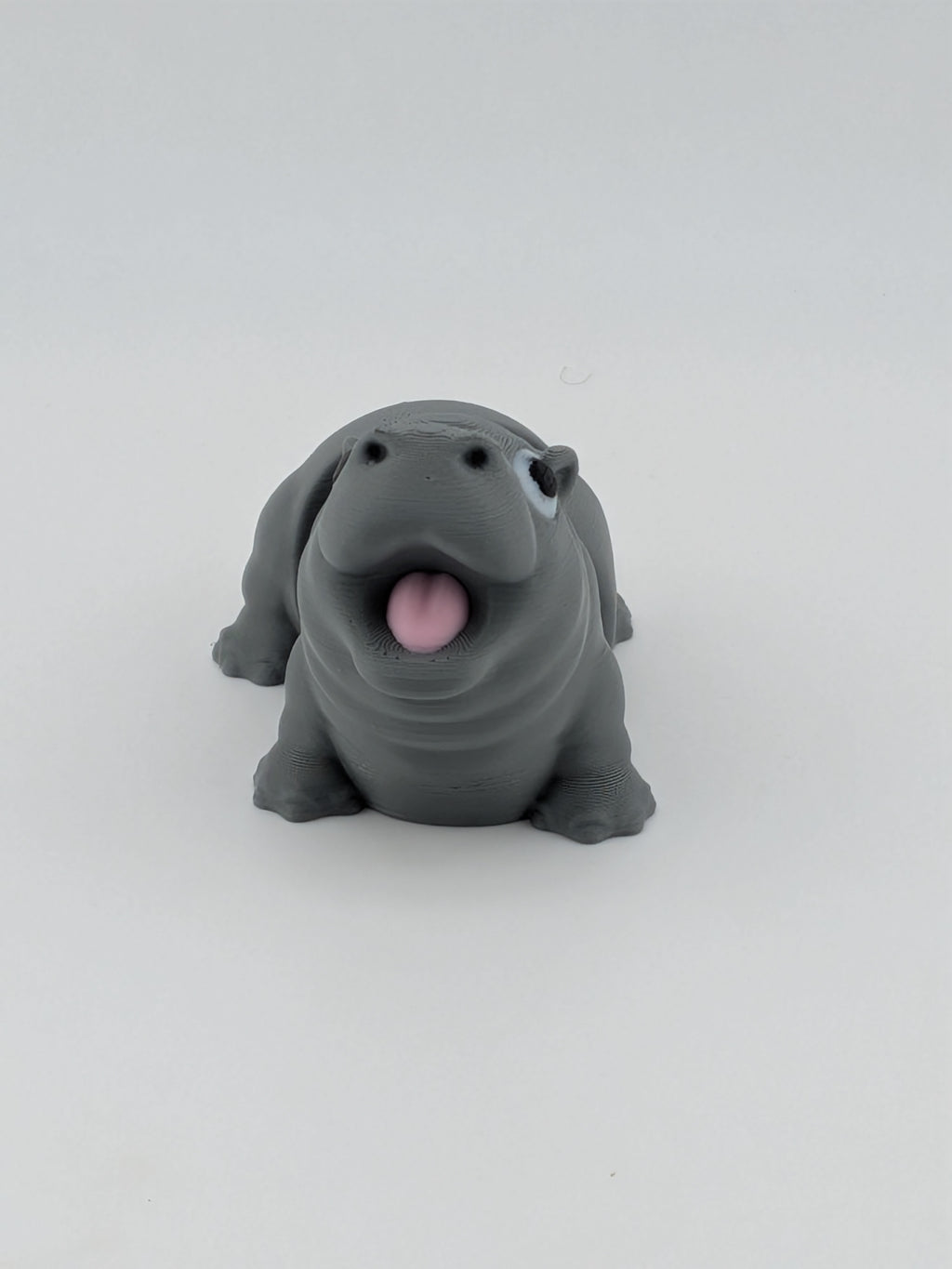 🦛✨ Mini Flexi Hippo Keychain! 🤏 2.4" Articulated "Water Horse" Pocket Buddy 🌊🥨
