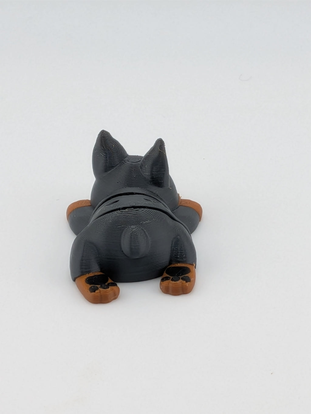 🐕✨ Mini Flexi Doberman Puppy! 🤏 1.8" Articulated Dog Keychain Buddy 🦴🥨