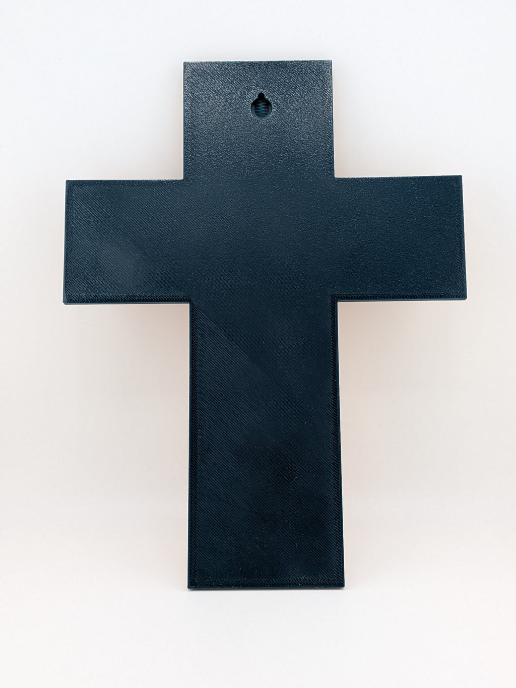 🙏✨ 9.75" Lord's Prayer Cross | 3D Printed Wall Art with Gold Embossed Text ✝️📜