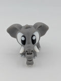 🐘🍼 Mini Flexi-Elephant Keychain Buddy! ✨ 2.6" Trunk Buddy with Tiny Baby Elephant 🎒🔑
