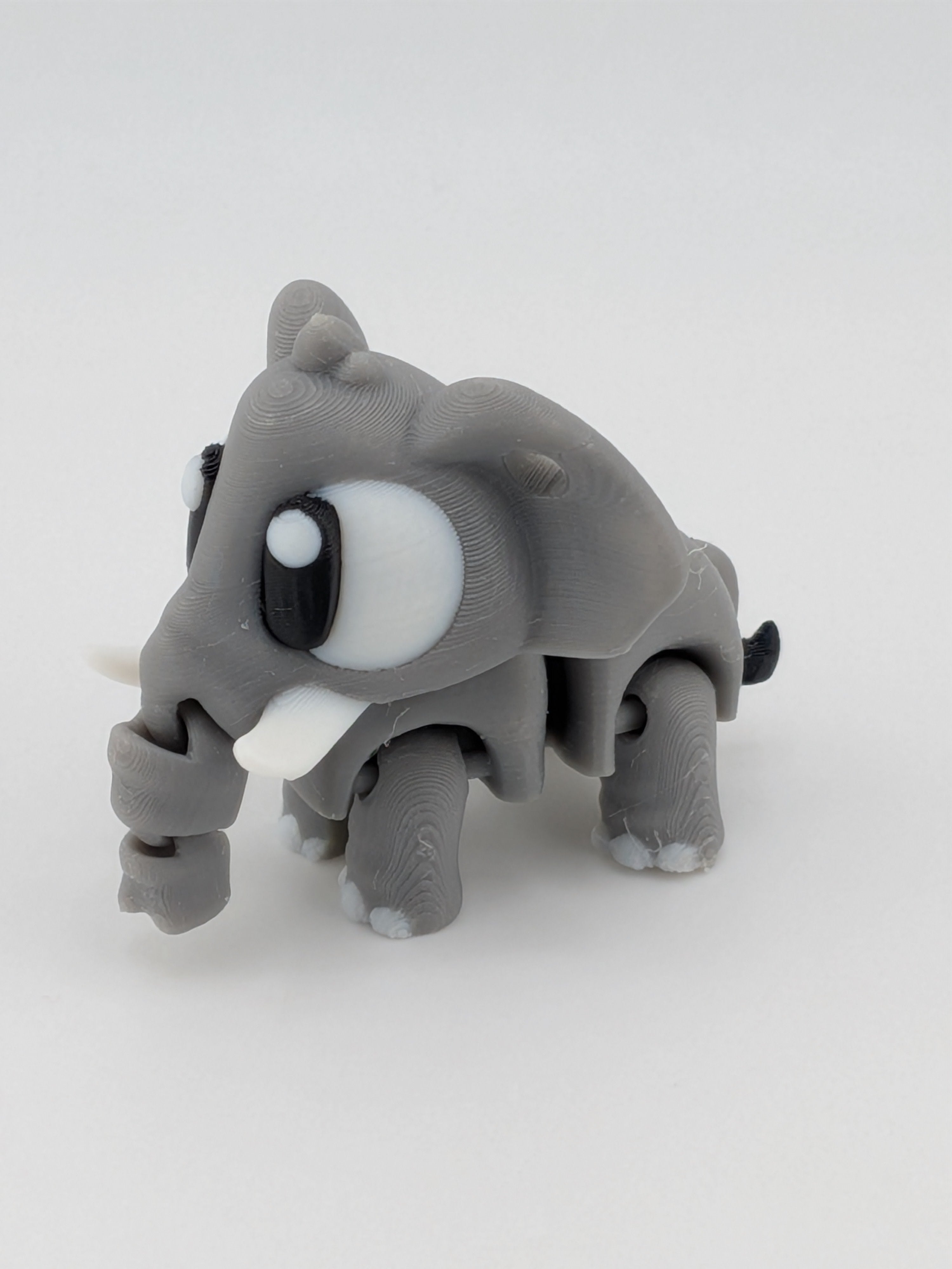 🐘🍼 Mini Flexi-Elephant Keychain Buddy! ✨ 2.6" Trunk Buddy with Tiny Baby Elephant 🎒🔑