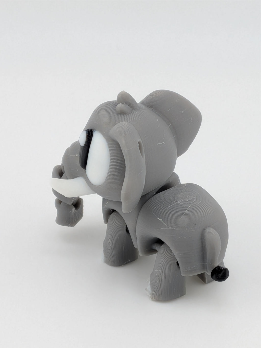 🐘🍼 Mini Flexi-Elephant Keychain Buddy! ✨ 2.6" Trunk Buddy with Tiny Baby Elephant 🎒🔑