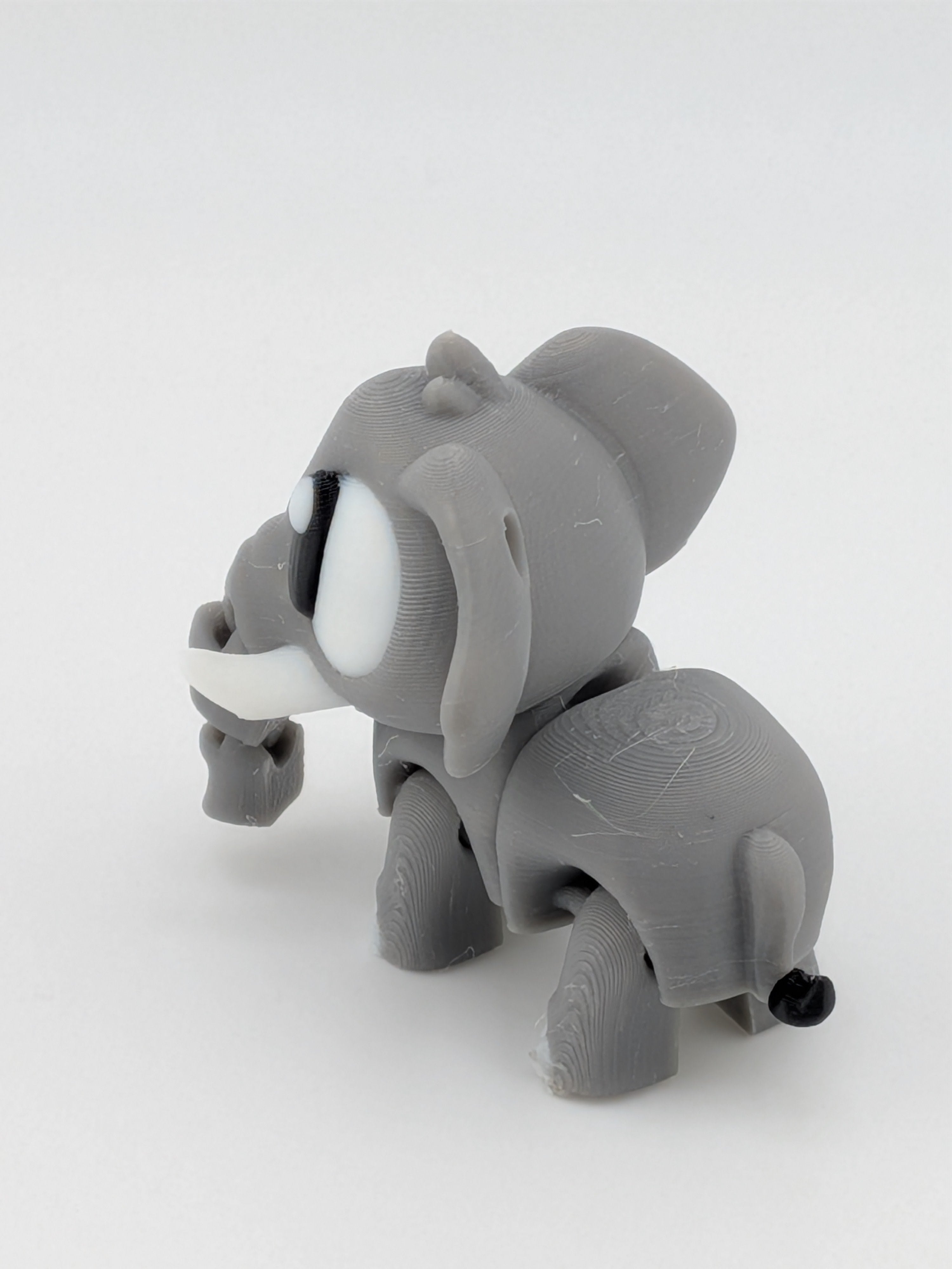 🐘🍼 Mini Flexi-Elephant Keychain Buddy! ✨ 2.6" Trunk Buddy with Tiny Baby Elephant 🎒🔑