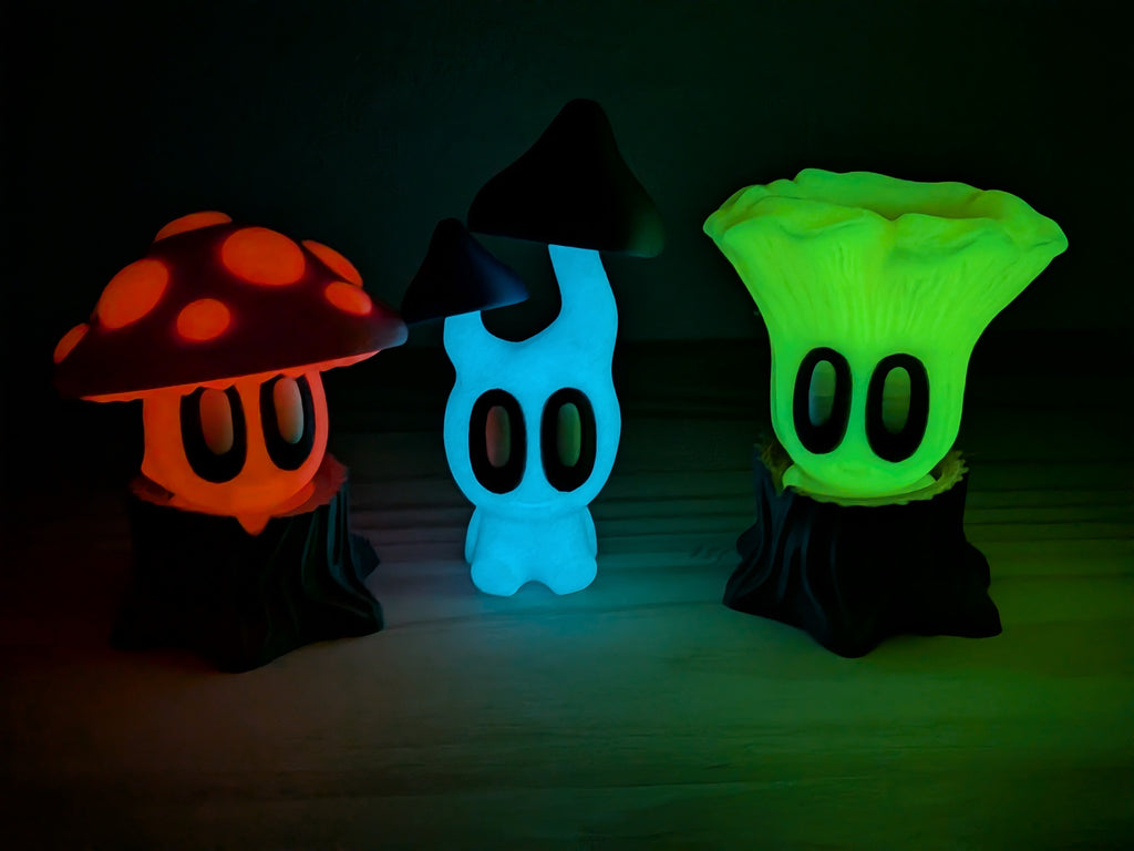 🍄✨ Glow-in-the-Dark Shroom Collection | Blob Lab Magic Fungi | Individual or Set of 3 🌑💡