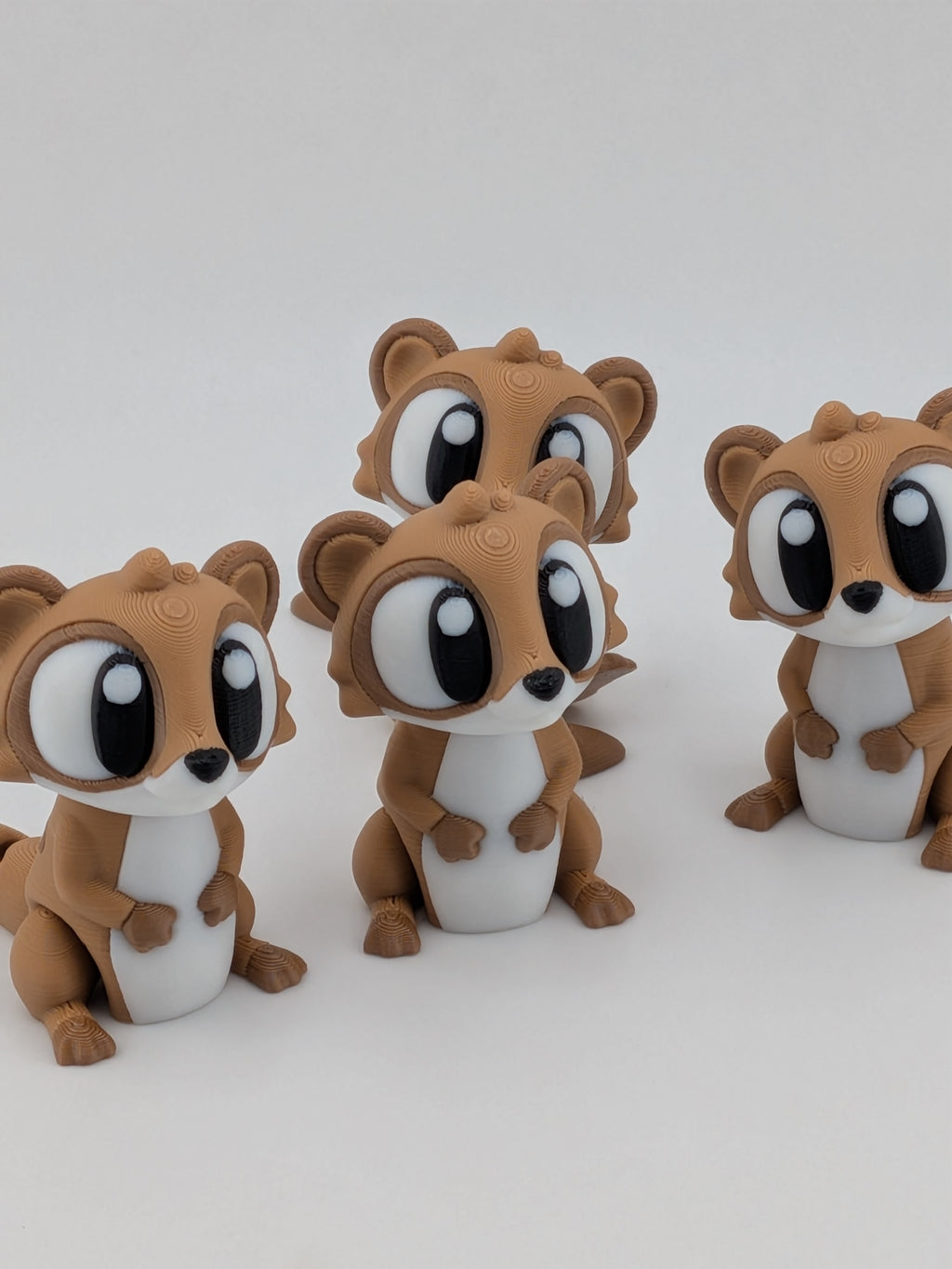 🐾🛰️ 1.8" Meercat Keychain Buddy! ✨ Articulated "Sentry" Fidget Bag Charm 🎒🌀