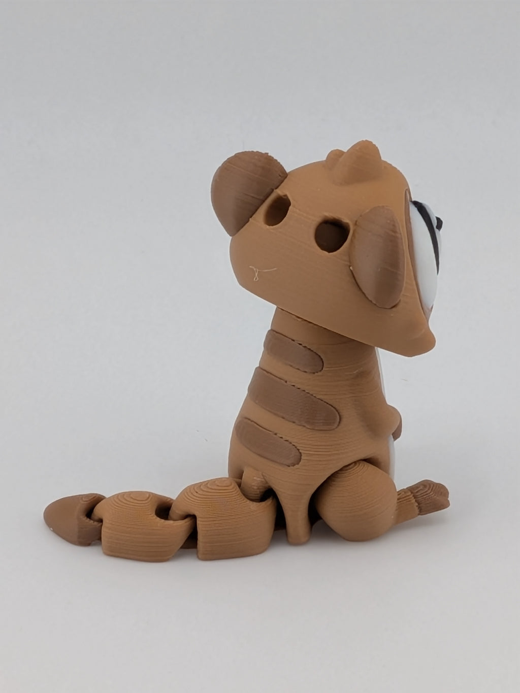 🐾🛰️ 1.8" Meercat Keychain Buddy! ✨ Articulated "Sentry" Fidget Bag Charm 🎒🌀