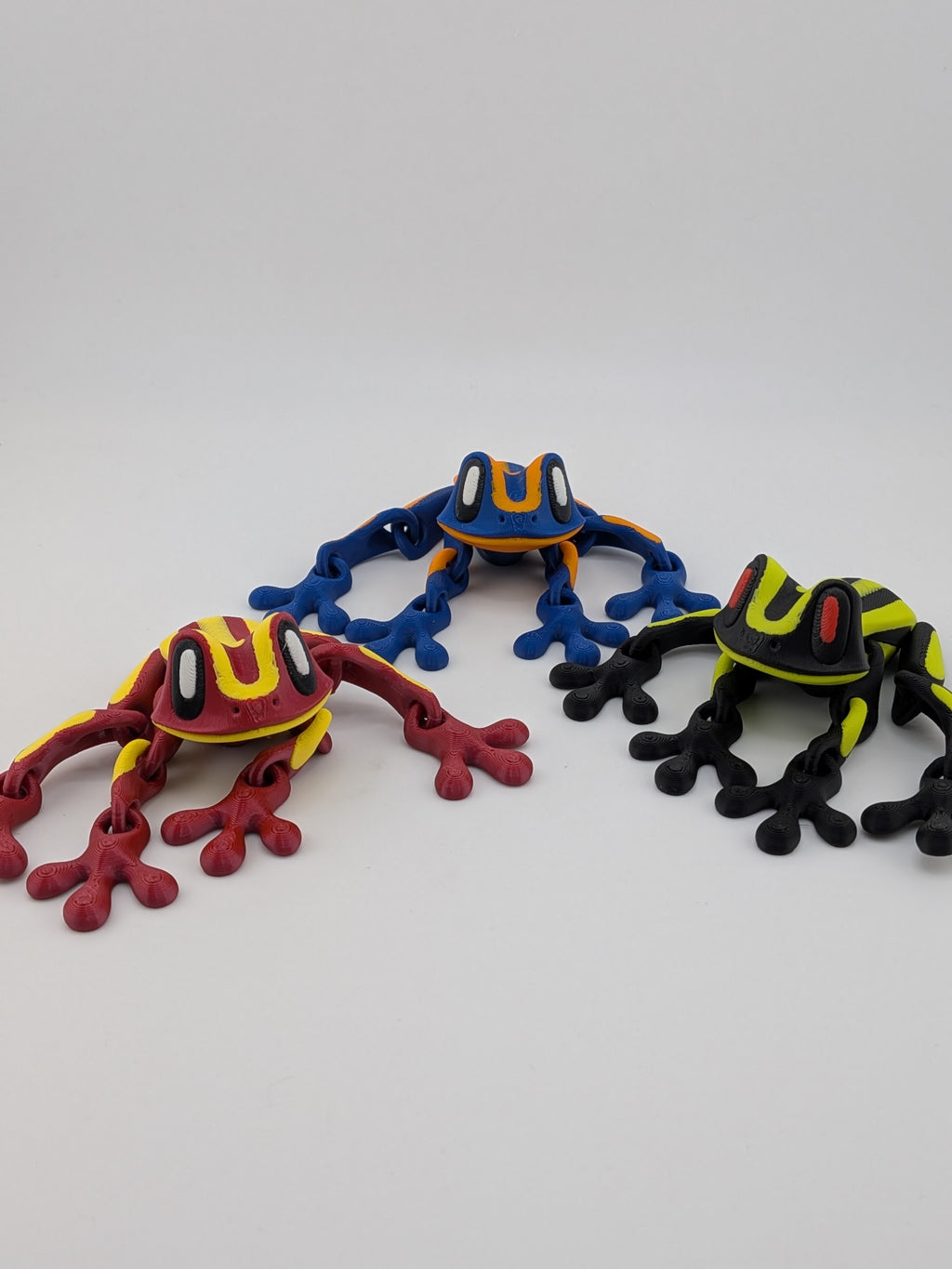 🐸🧲 Magnetic Flexi-Frog | 6-Point Grip Articulated Fidget | New "Venom" Colors! 🐍🟡