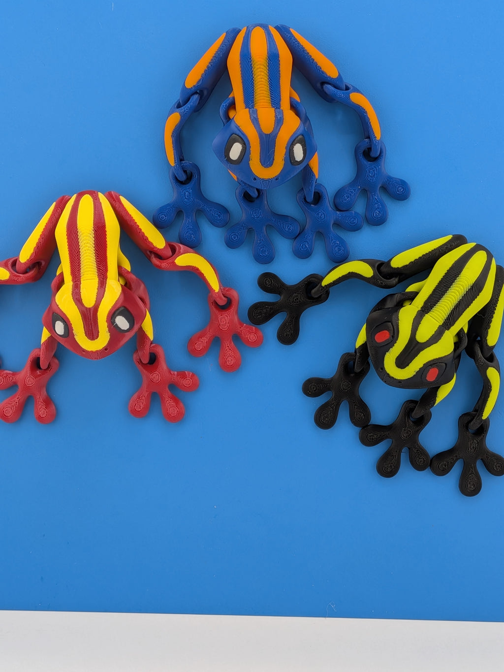 🐸🧲 Magnetic Flexi-Frog | 6-Point Grip Articulated Fidget | New "Venom" Colors! 🐍🟡