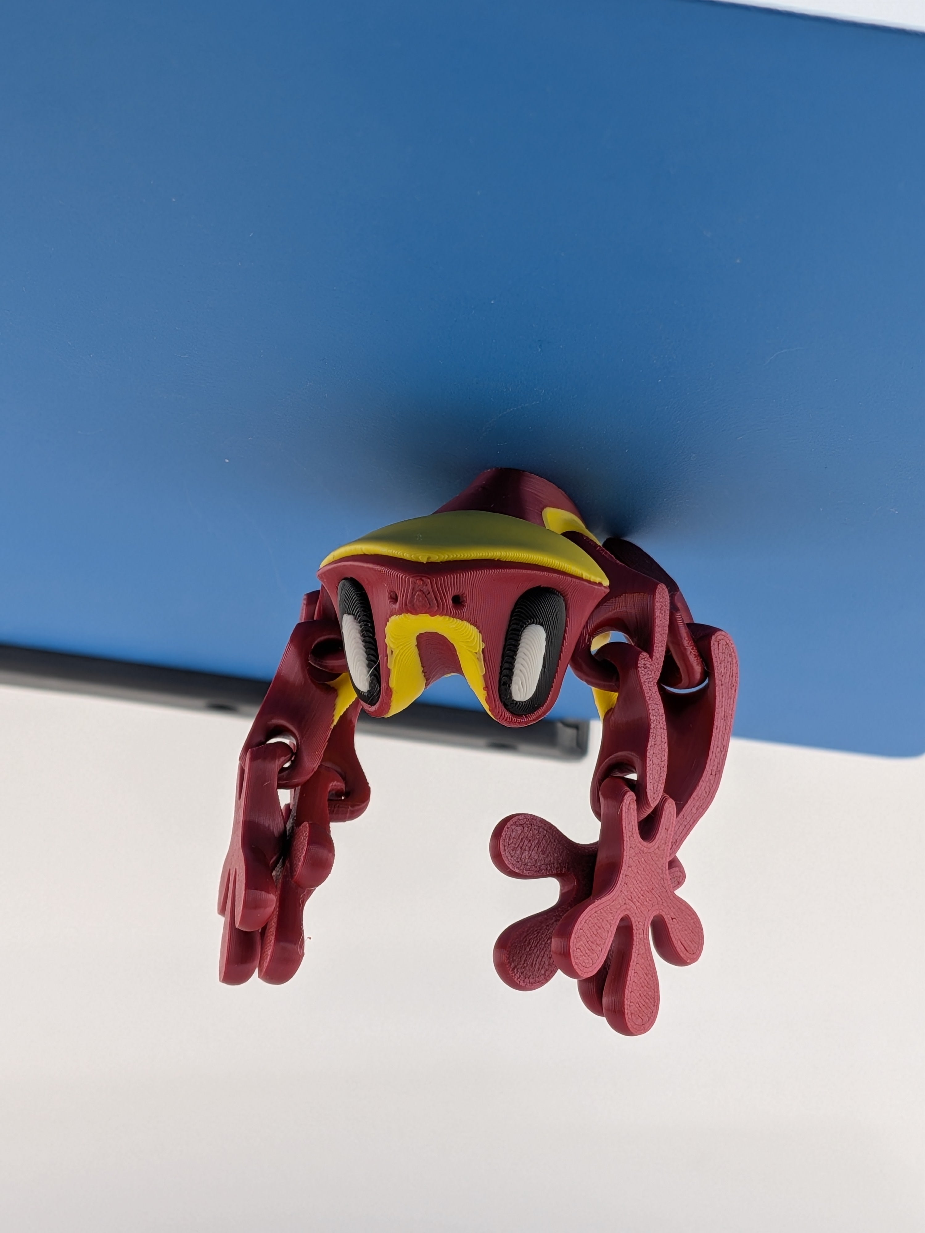 🐸🧲 Magnetic Flexi-Frog | 6-Point Grip Articulated Fidget | New "Venom" Colors! 🐍🟡