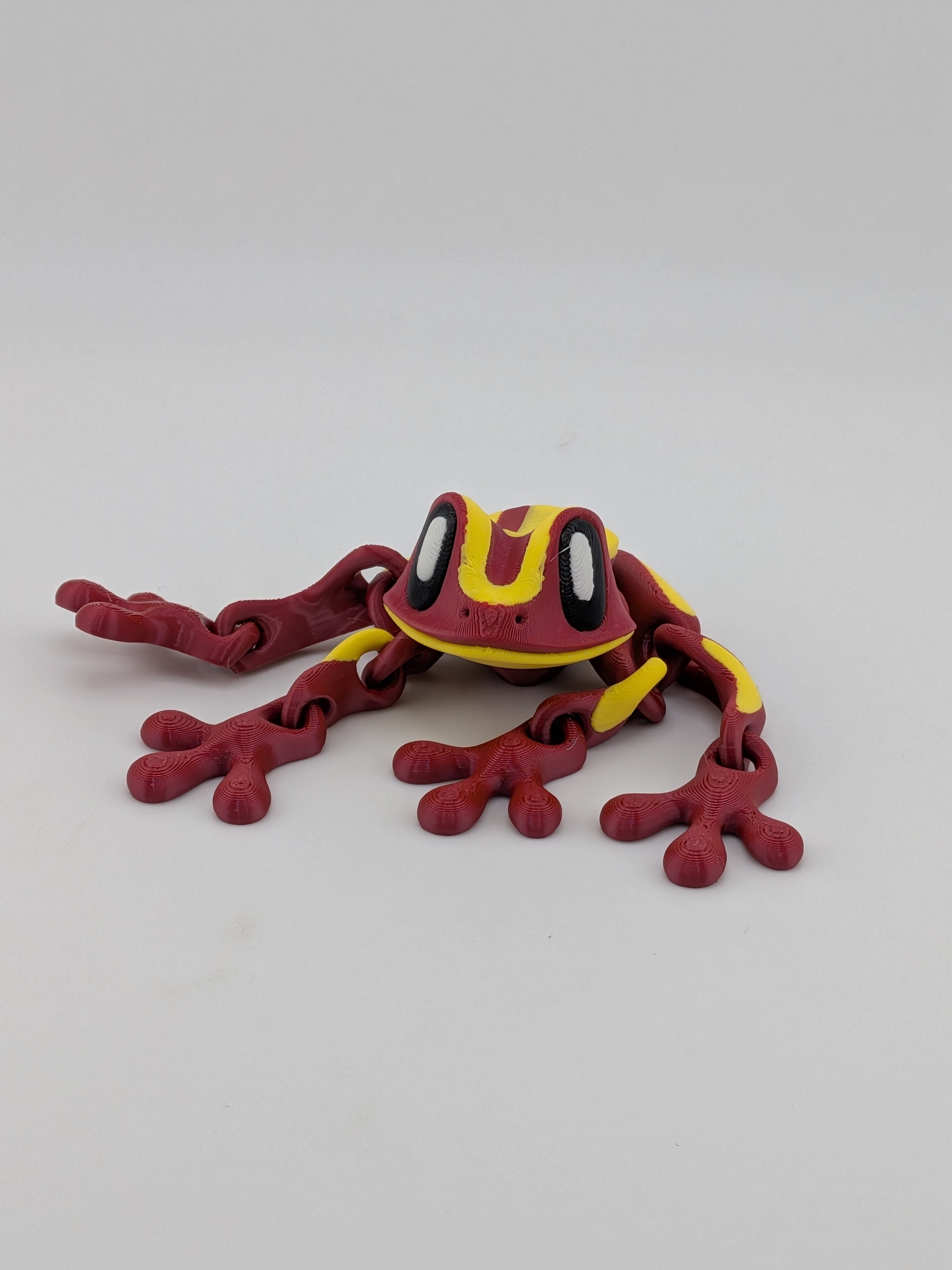 🐸🧲 Magnetic Flexi-Frog | 6-Point Grip Articulated Fidget | New "Venom" Colors! 🐍🟡