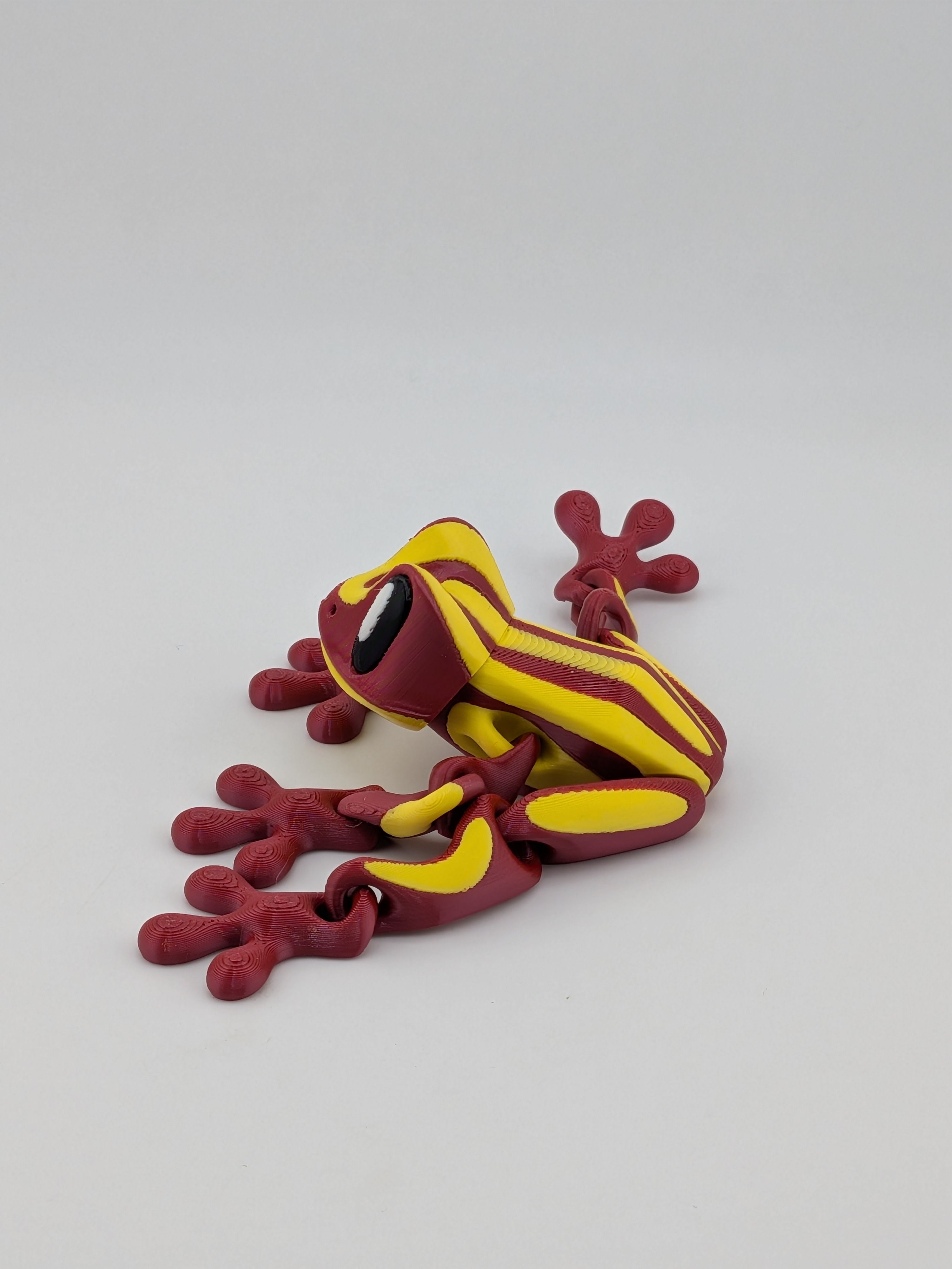 🐸🧲 Magnetic Flexi-Frog | 6-Point Grip Articulated Fidget | New "Venom" Colors! 🐍🟡