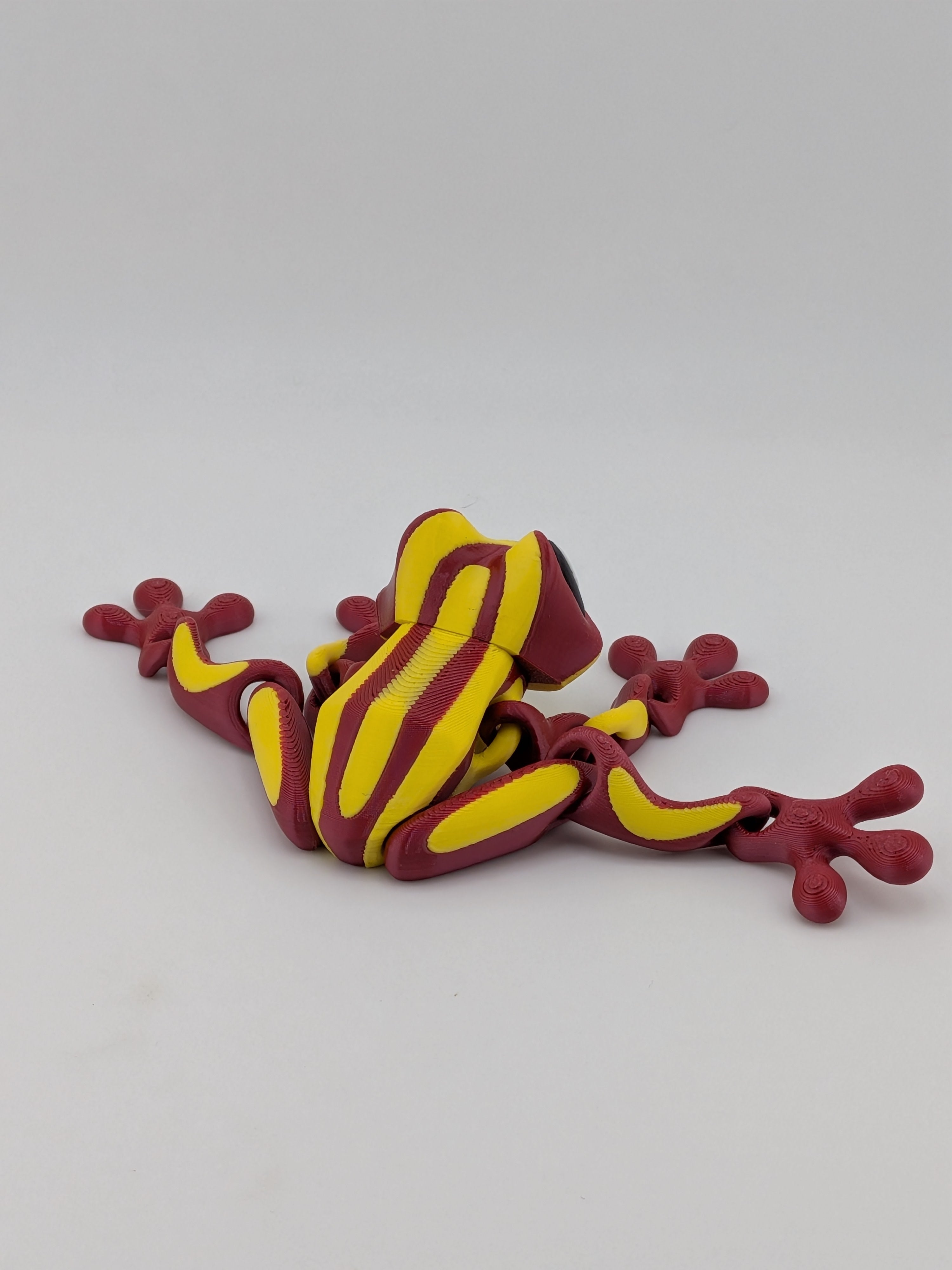 🐸🧲 Magnetic Flexi-Frog | 6-Point Grip Articulated Fidget | New "Venom" Colors! 🐍🟡