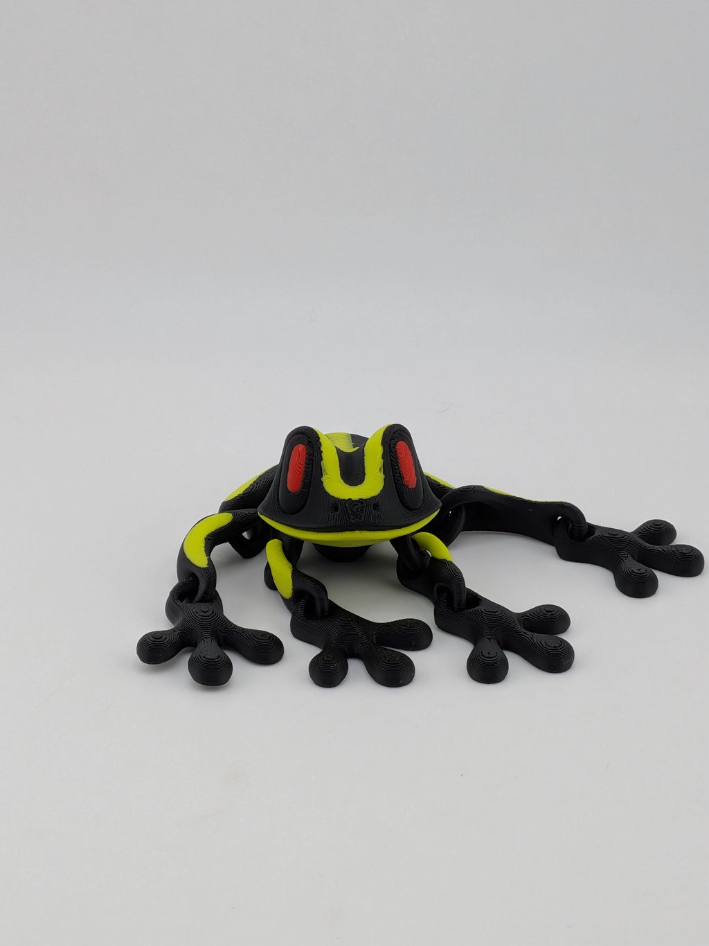 🐸🧲 Magnetic Flexi-Frog | 6-Point Grip Articulated Fidget | New "Venom" Colors! 🐍🟡