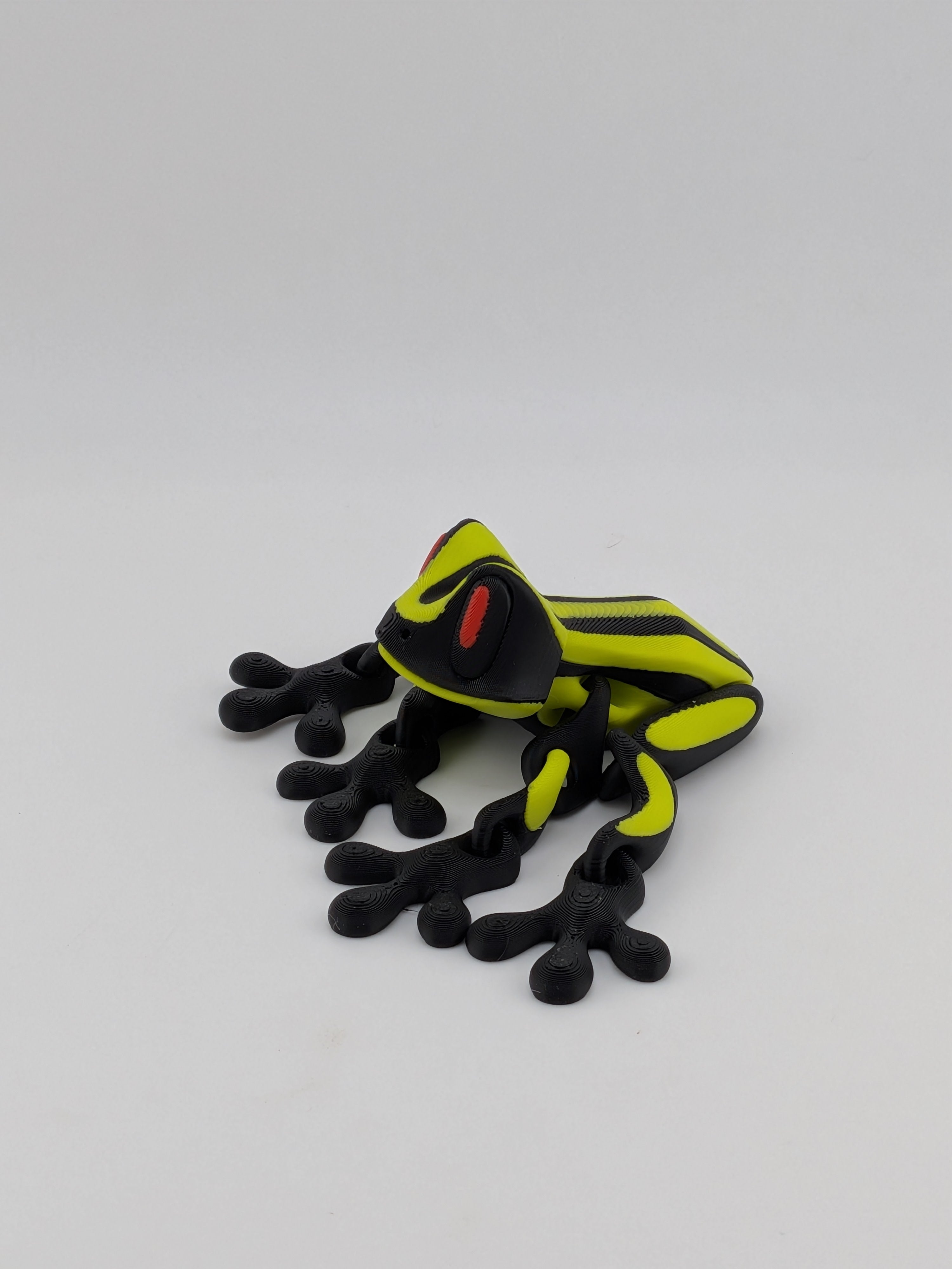 🐸🧲 Magnetic Flexi-Frog | 6-Point Grip Articulated Fidget | New "Venom" Colors! 🐍🟡