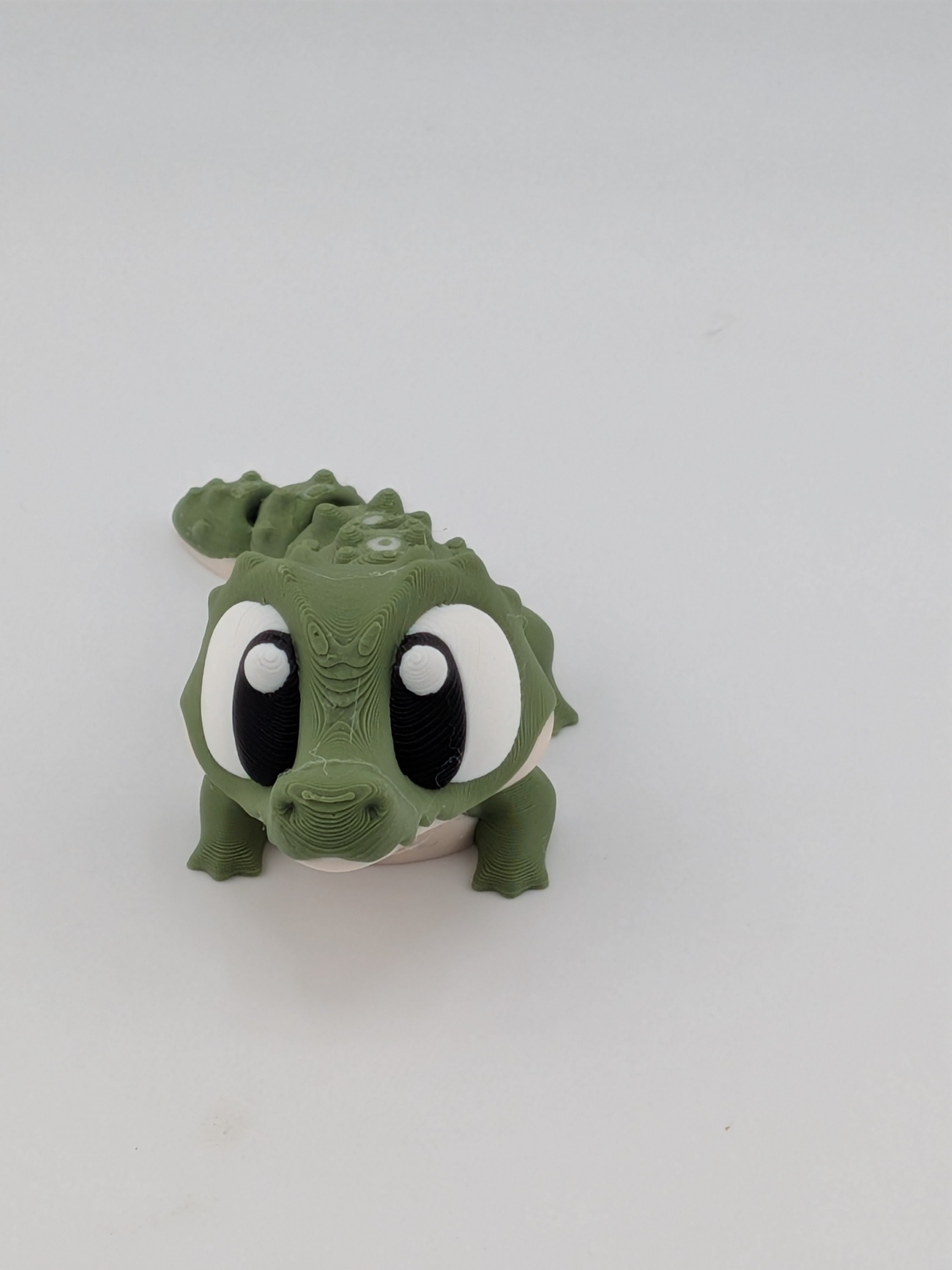 🐊🔑 3.5" Flexi Crocodile Keychain Buddy! ✨ Articulated "Gator" Bag Charm 🛶🌀