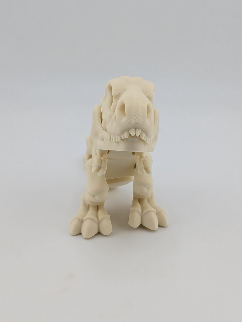 🦖🦴 4" Skeleton T-Rex Flexi ✨ Articulated Fossil Fidget & Dino Desk Pet 🦴🌋