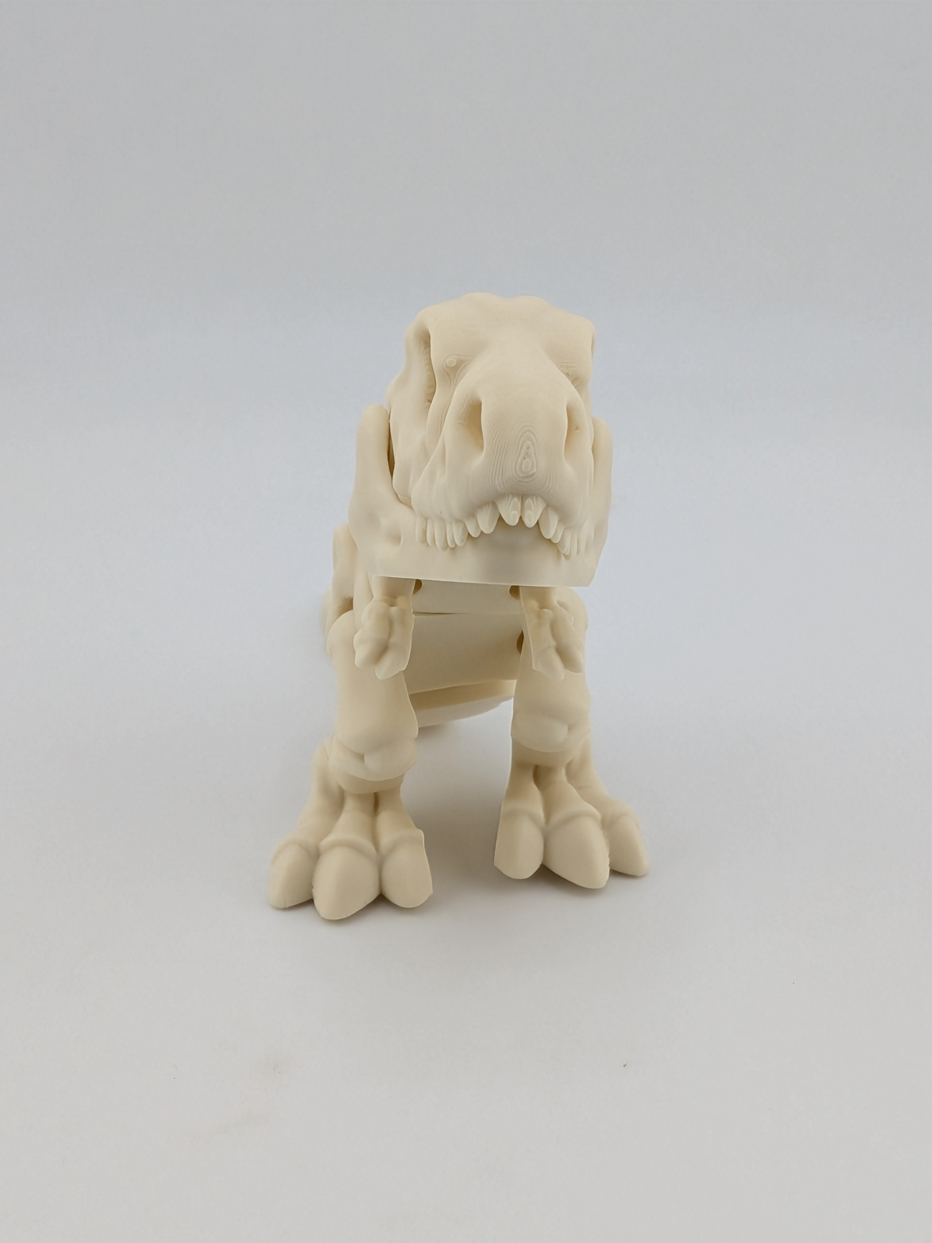 🦖🦴 4" Skeleton T-Rex Flexi ✨ Articulated Fossil Fidget & Dino Desk Pet 🦴🌋