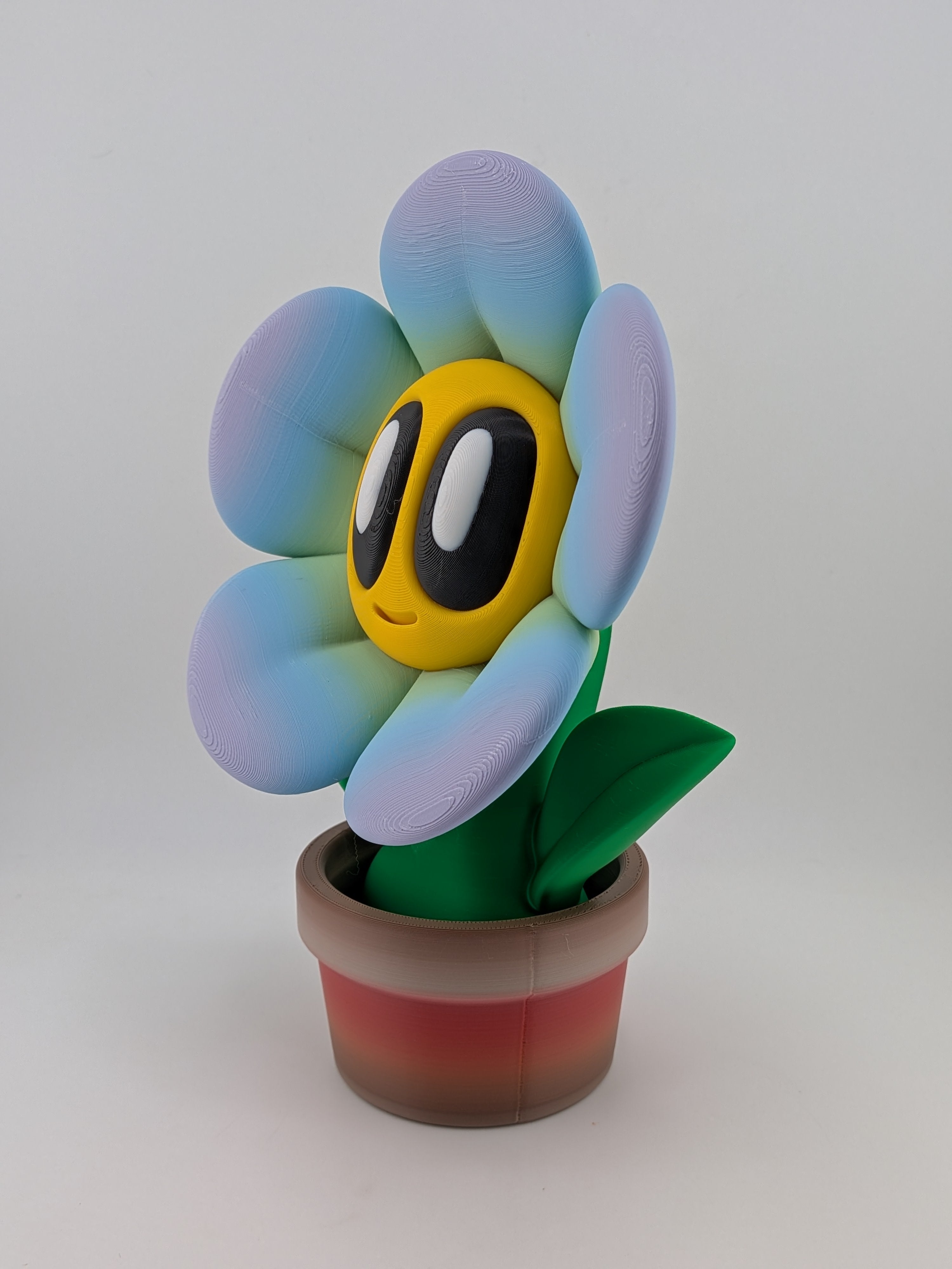 🌸✨ 8" Pastel "Dream-Bloom" Flower | BlobLab Art Desk Pet with Removable Pot 🪴🎨