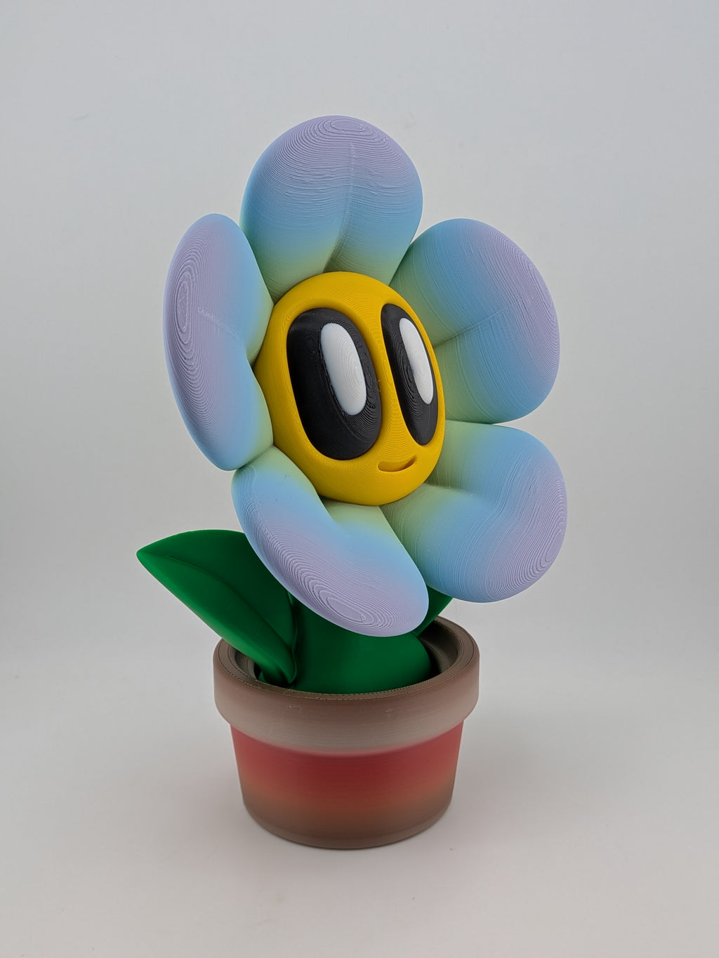 🌸✨ 8" Pastel "Dream-Bloom" Flower | BlobLab Art Desk Pet with Removable Pot 🪴🎨