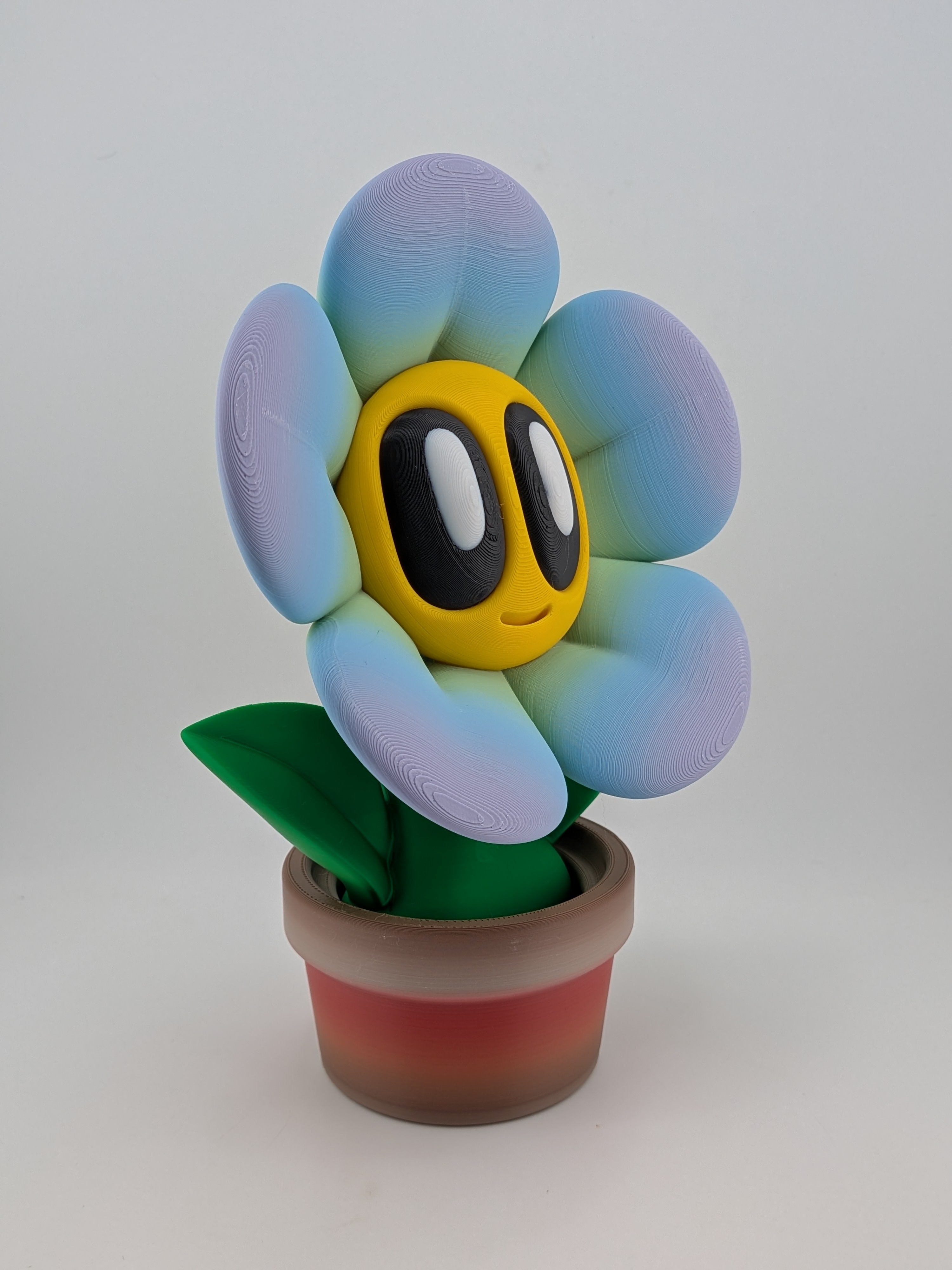 🌸✨ 8" Pastel "Dream-Bloom" Flower | BlobLab Art Desk Pet with Removable Pot 🪴🎨