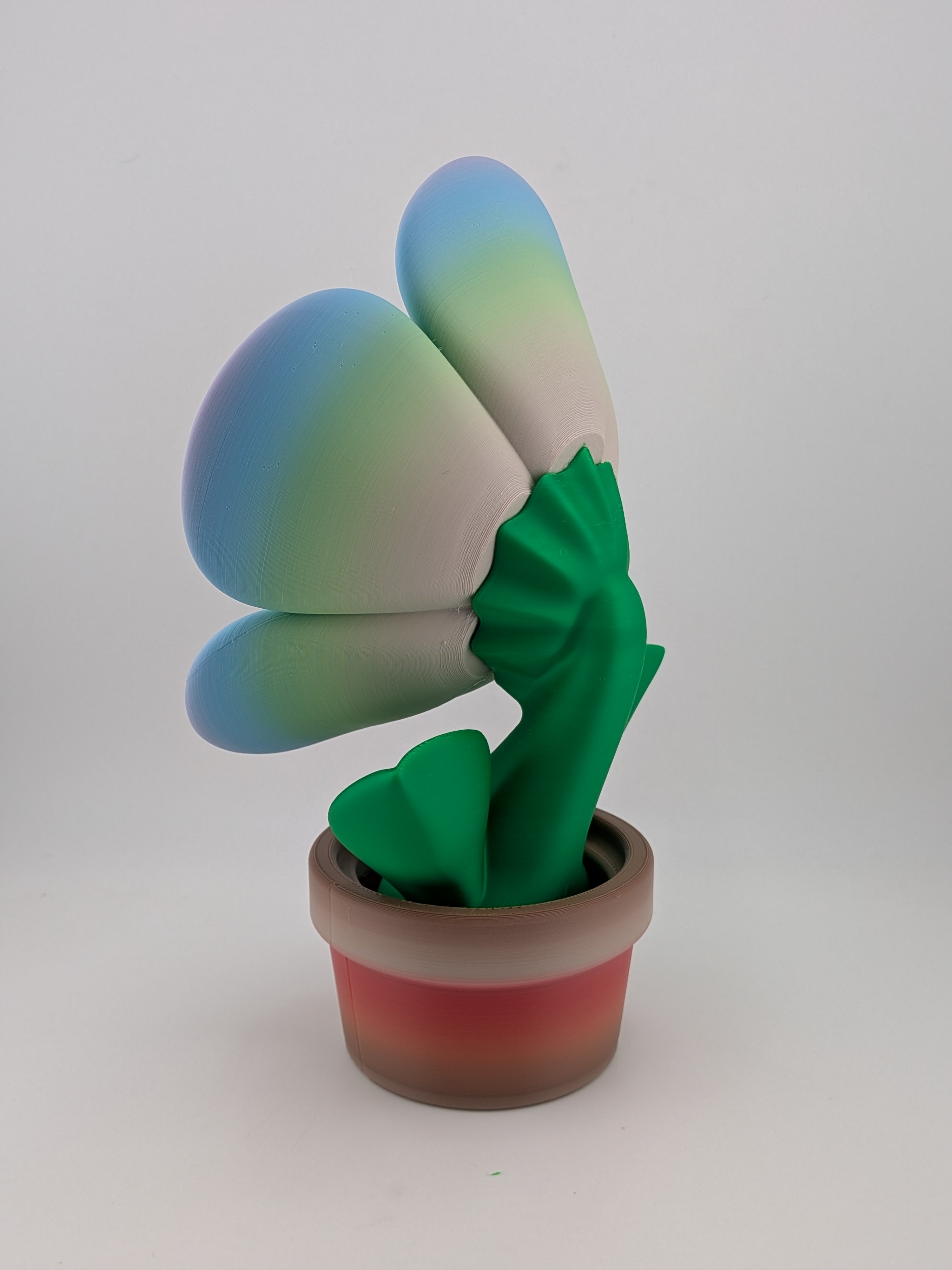 🌸✨ 8" Pastel "Dream-Bloom" Flower | BlobLab Art Desk Pet with Removable Pot 🪴🎨