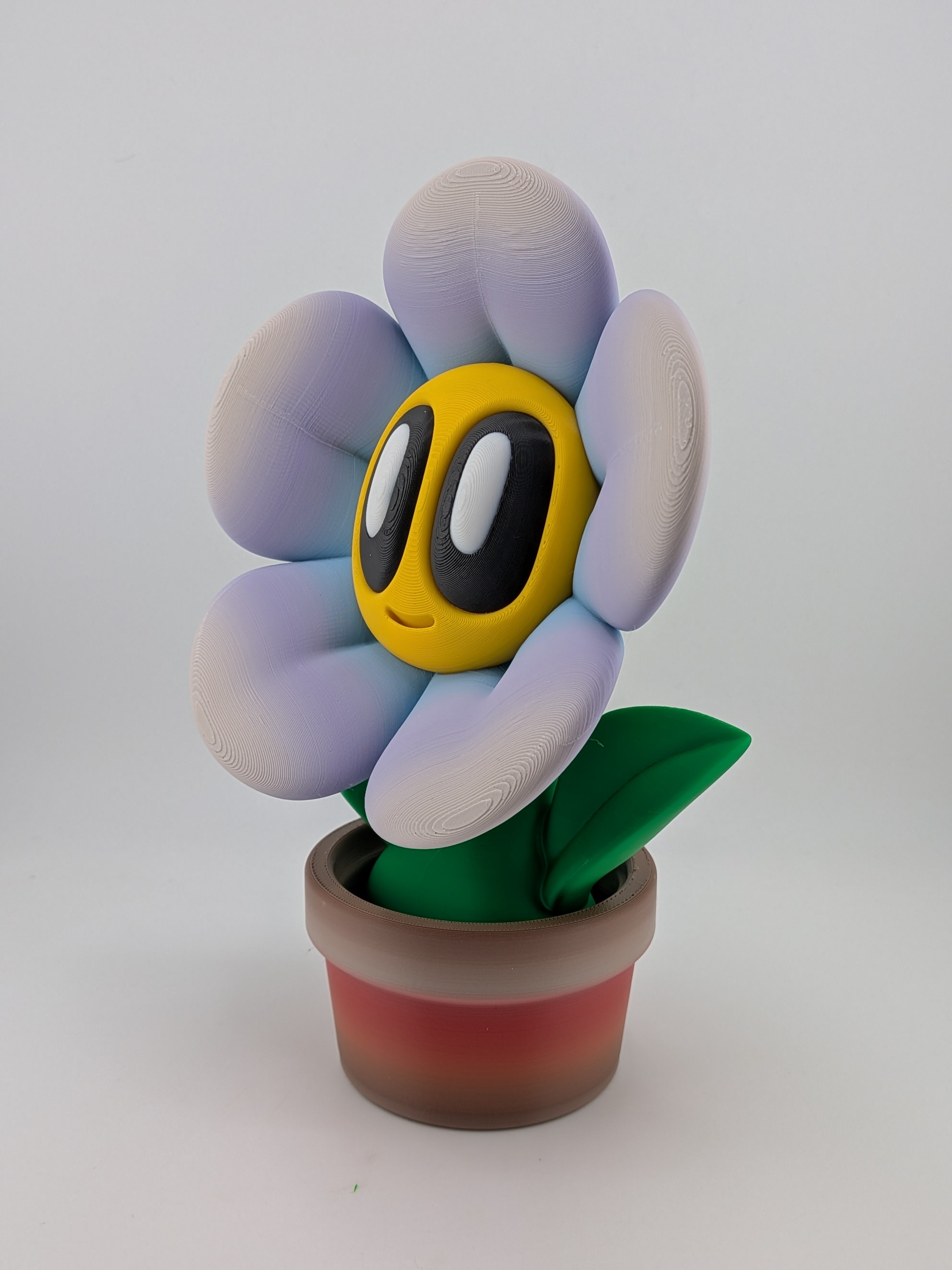 🌸✨ 8" Pastel "Dream-Bloom" Flower | BlobLab Art Desk Pet with Removable Pot 🪴🎨