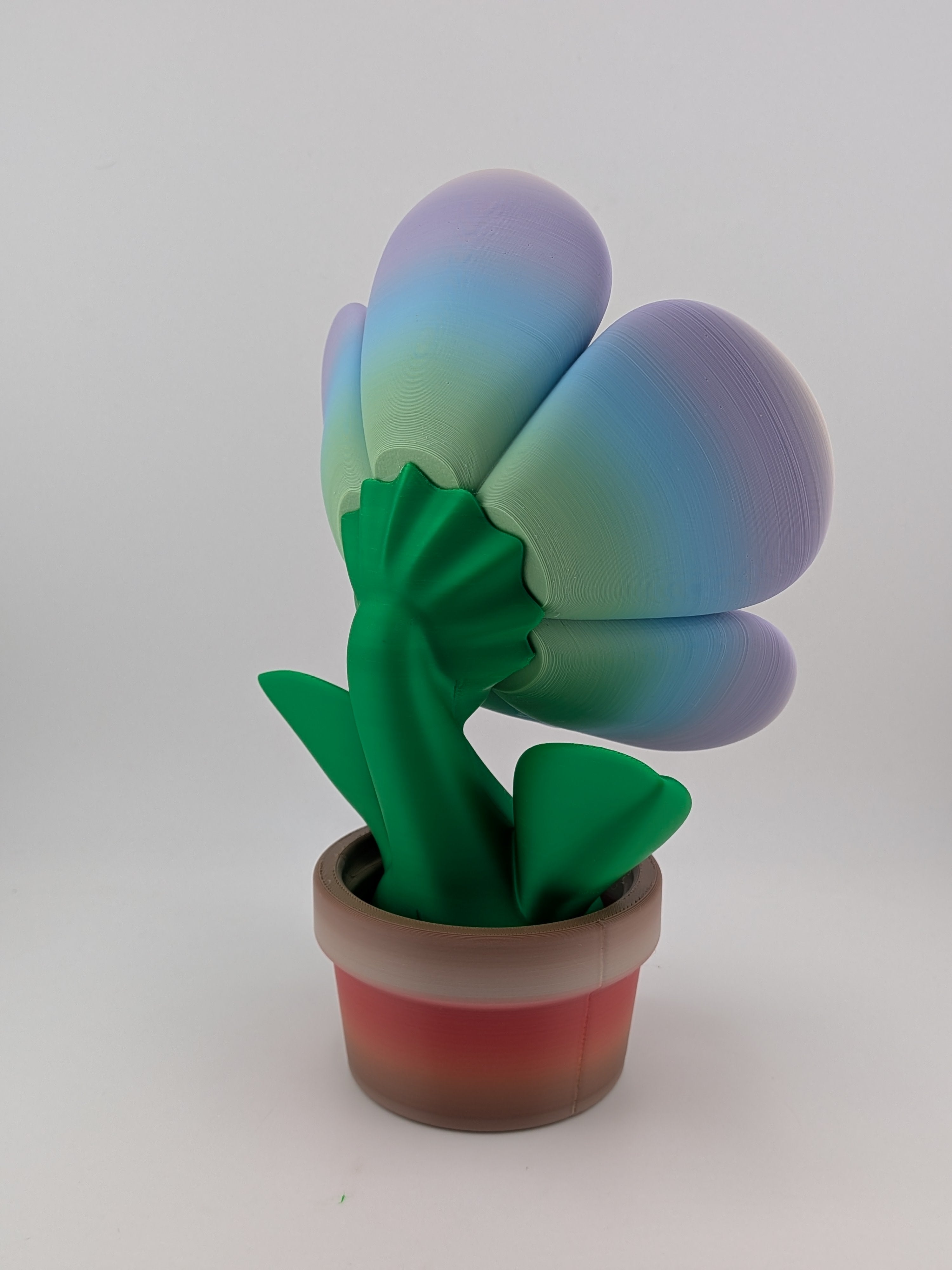 🌸✨ 8" Pastel "Dream-Bloom" Flower | BlobLab Art Desk Pet with Removable Pot 🪴🎨