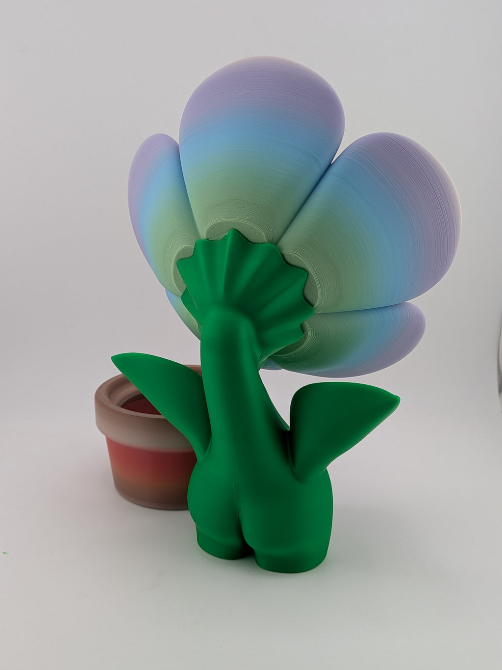 🌸✨ 8" Pastel "Dream-Bloom" Flower | BlobLab Art Desk Pet with Removable Pot 🪴🎨