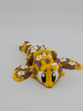 🐝✨ 4.12" Bee Mini Dragon Flexi | Articulated Honey-Dragon with Flower Accents 🌼🐉