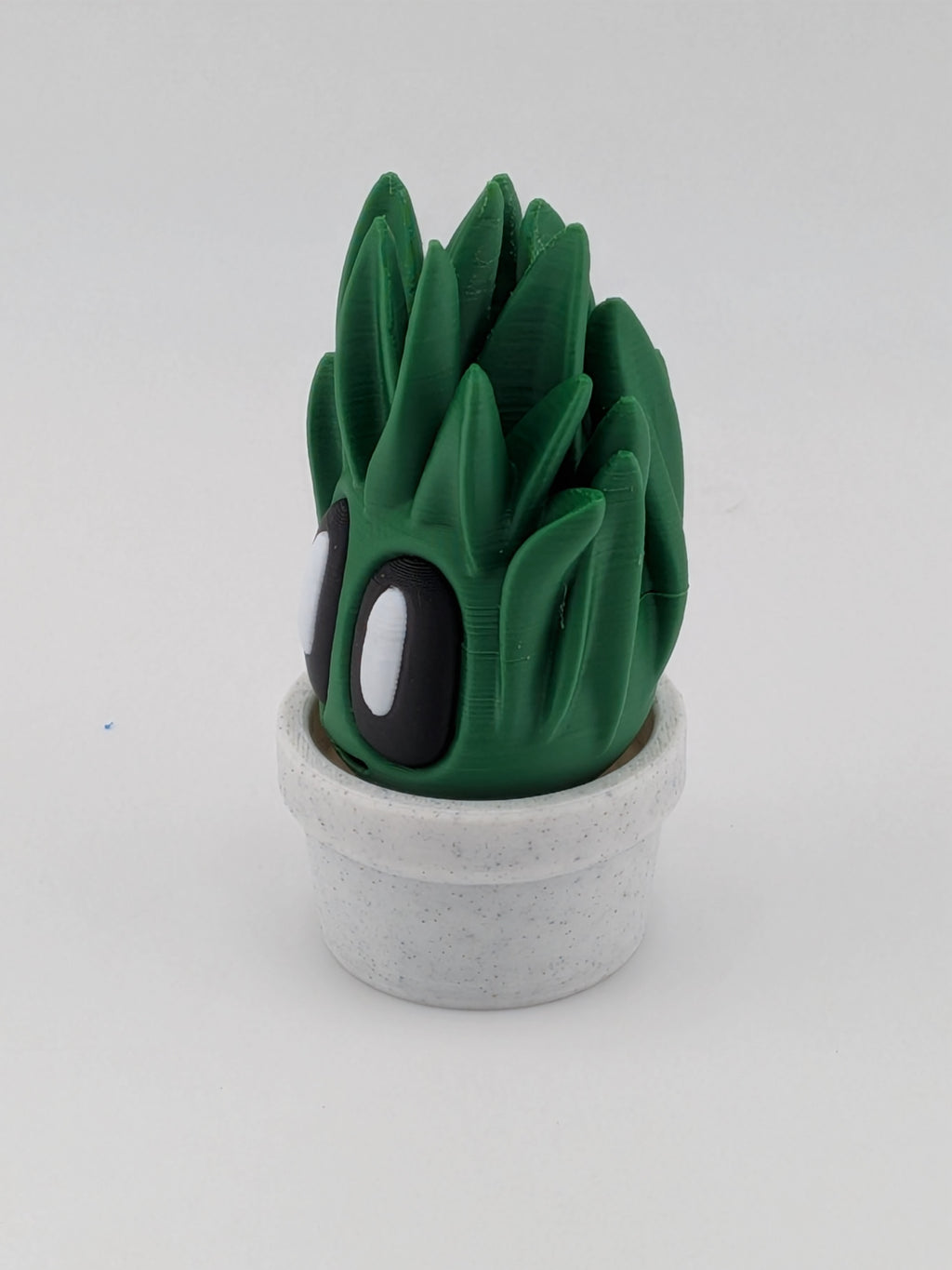 🐍🌿 Snake Plant Blob! 🪴 3" Articulated Spiky Leaf Fidget & Planter Set ✨💚
