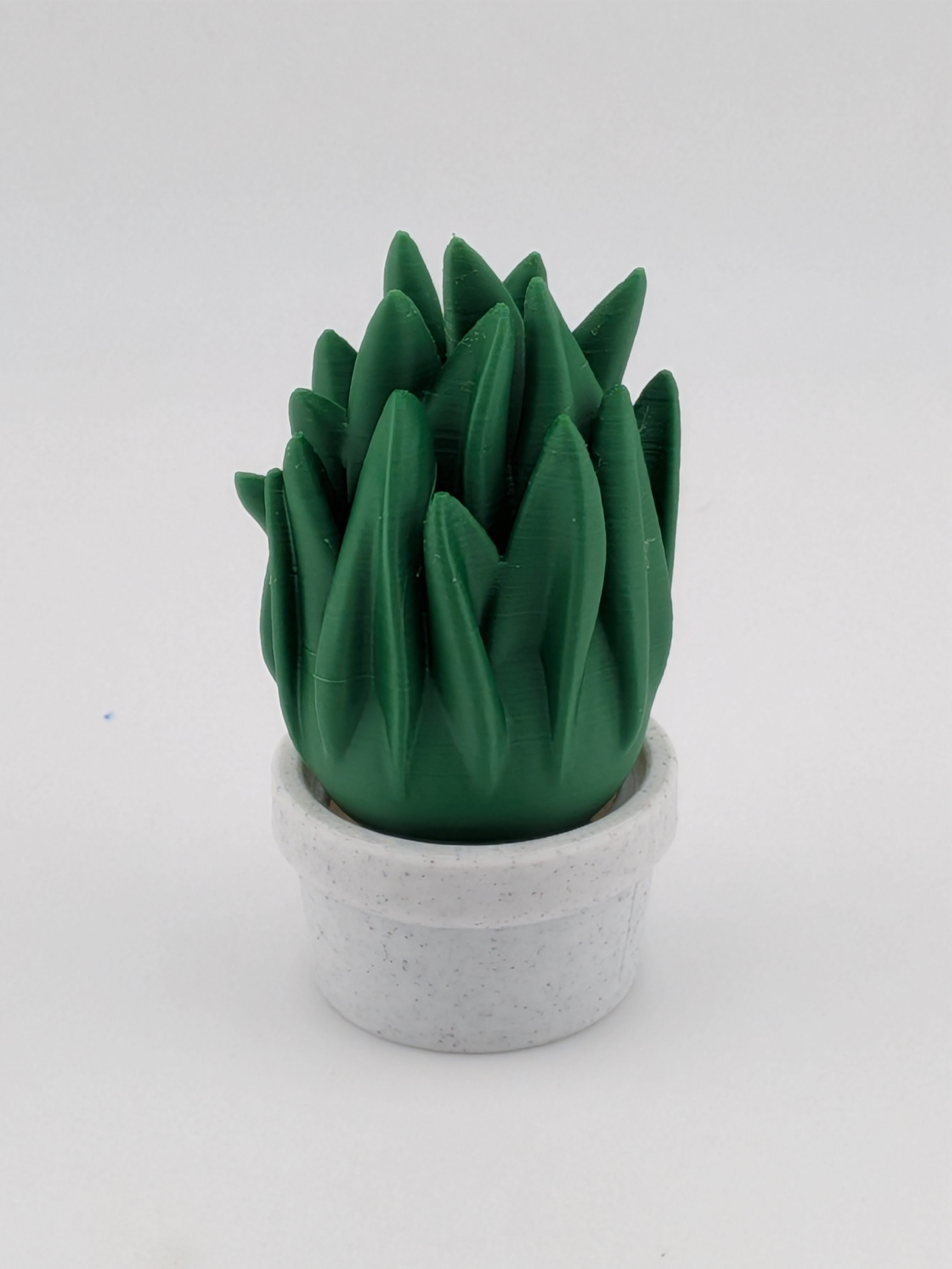 🐍🌿 Snake Plant Blob! 🪴 3" Articulated Spiky Leaf Fidget & Planter Set ✨💚