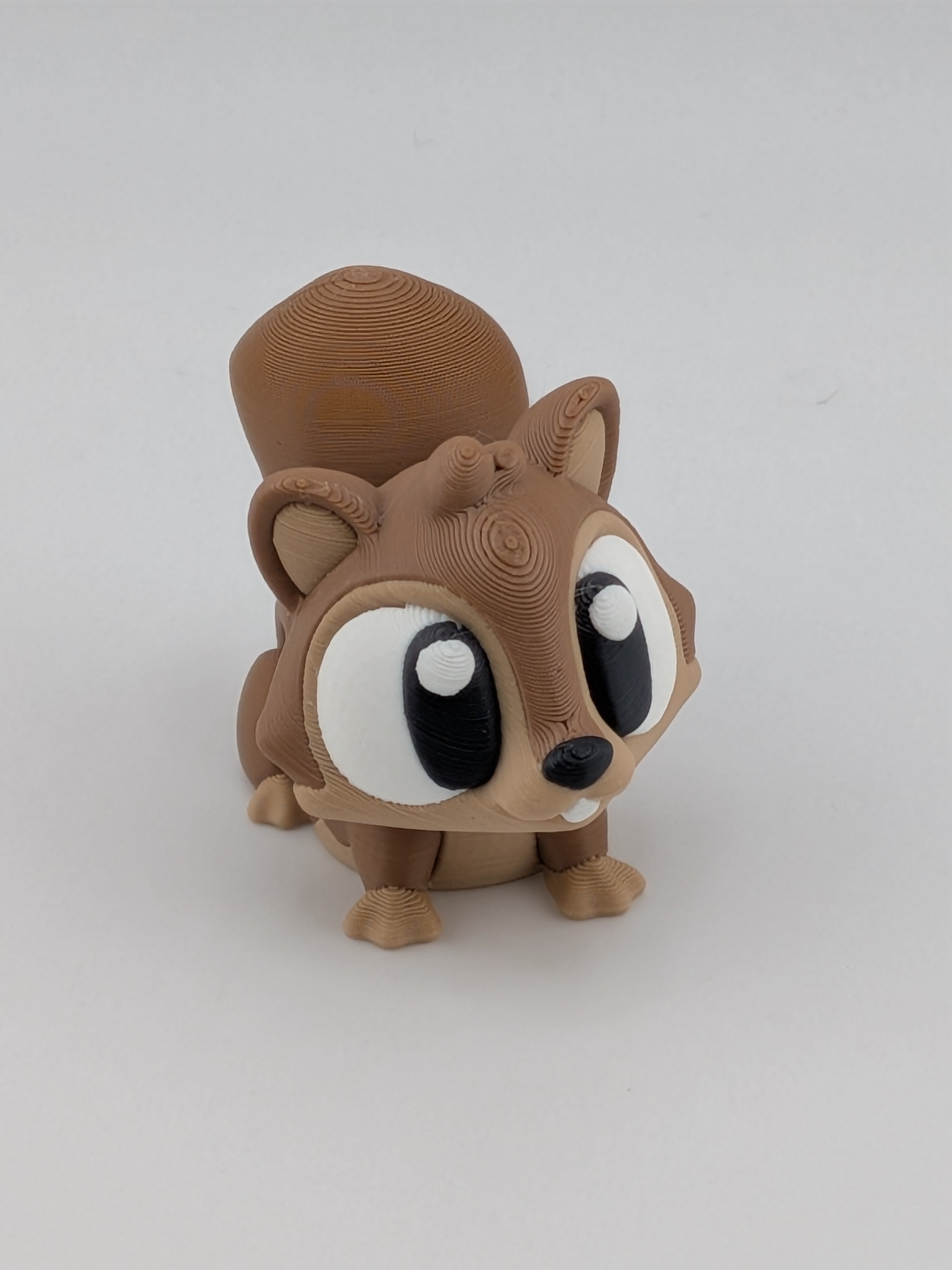 🐿️🔑 1.5" Mini Flexi-Squirrel Keychain | Articulated "Scamper-Pal" Bag Charm ✨🌰