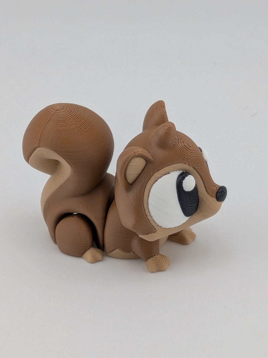 🐿️🔑 1.5" Mini Flexi-Squirrel Keychain | Articulated "Scamper-Pal" Bag Charm ✨🌰