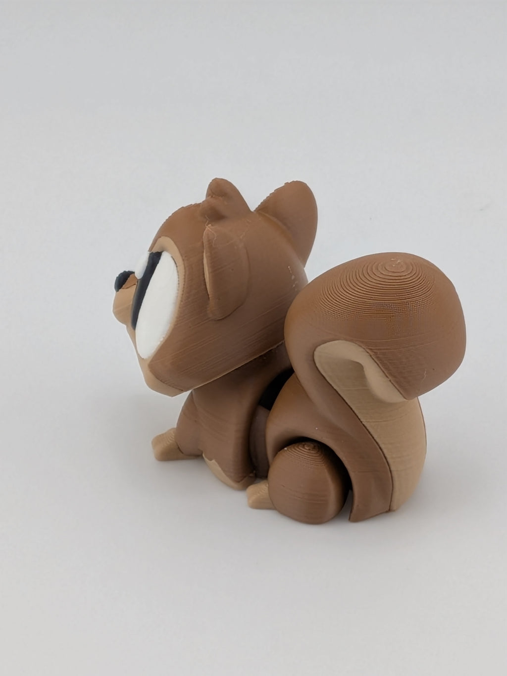 🐿️🔑 1.5" Mini Flexi-Squirrel Keychain | Articulated "Scamper-Pal" Bag Charm ✨🌰