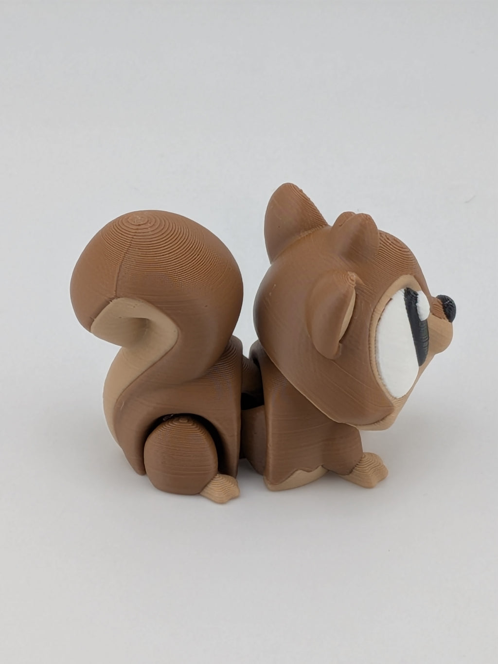 🐿️🔑 1.5" Mini Flexi-Squirrel Keychain | Articulated "Scamper-Pal" Bag Charm ✨🌰