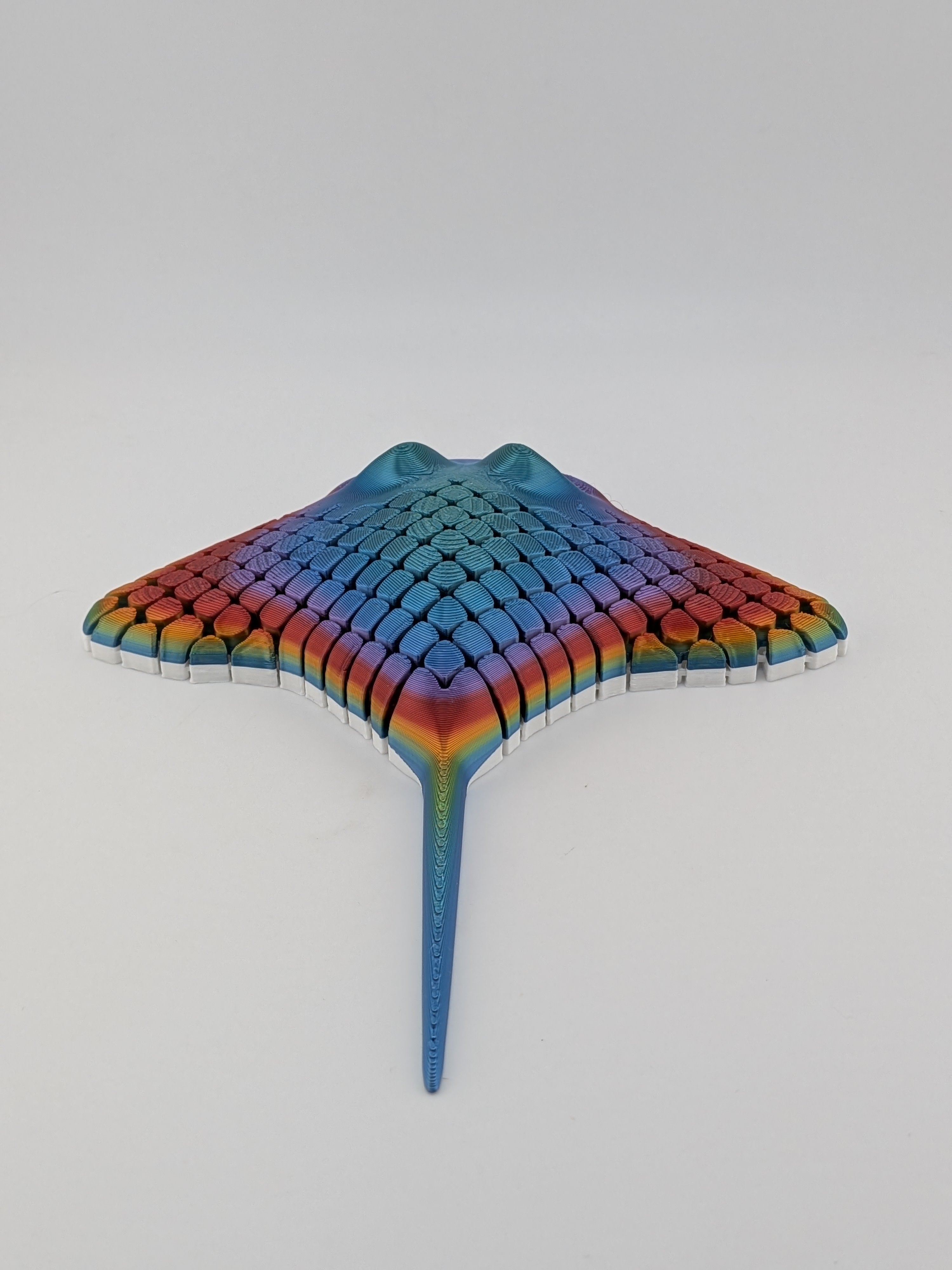 🌊✨ 6.5" Sea-Glider Manta Ray | Articulated "Liquid-Motion" Ocean Fidget 🦈🐚