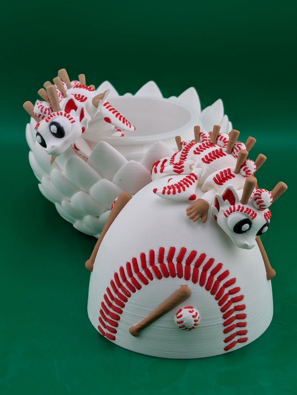 ⚾🐉 Baseball Dragon Egg Bundle | Articulated "Twin-Dragon" Home Run Set ✨🏟️
