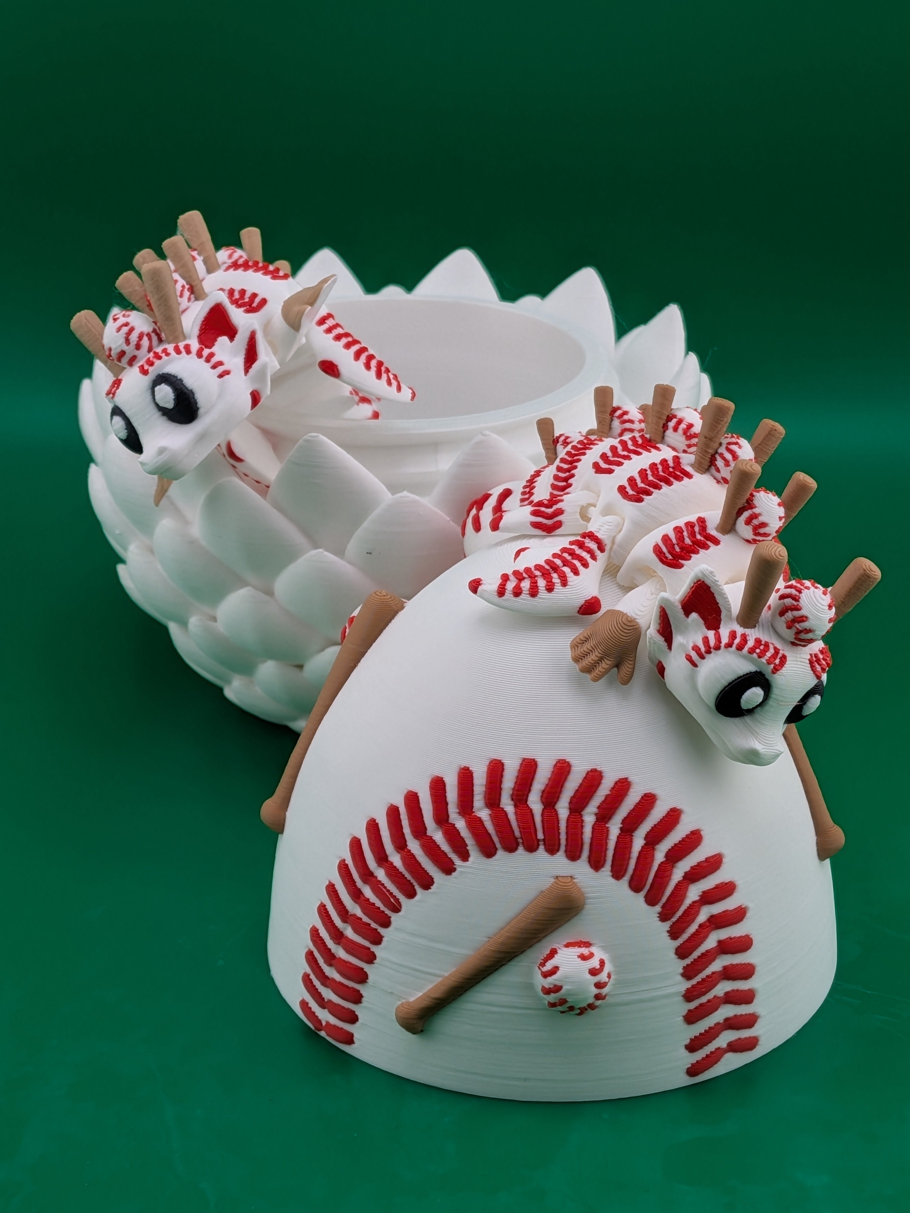 ⚾🐉 Baseball Dragon Egg Bundle | Articulated "Twin-Dragon" Home Run Set ✨🏟️