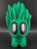 🌿✨ 7.25" Large Snake Plant Buddy | 3D Printed "No-Kill" Chibi Desk Plant 🏺💚