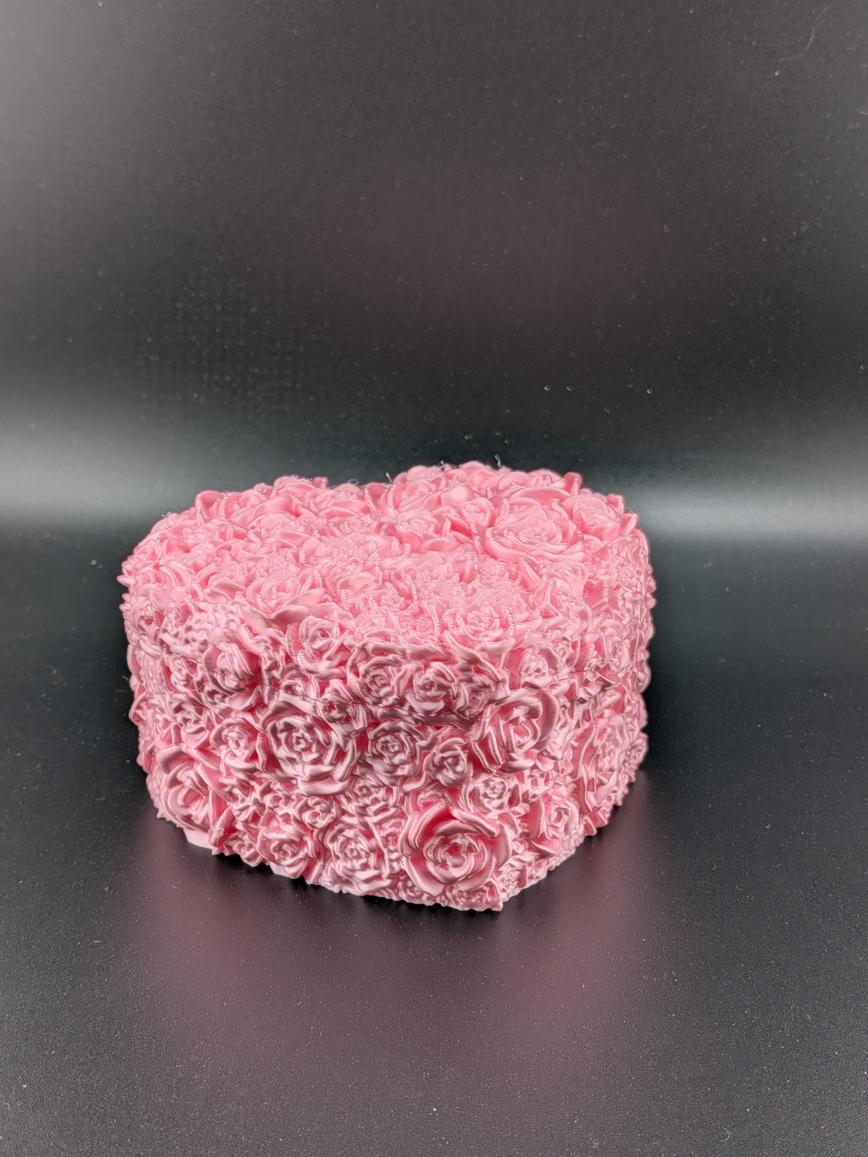🌹💖 Rose Heart Keepsake Box ✨ 3D Printed Floral Jewelry & Candy Storage 🎁🍭