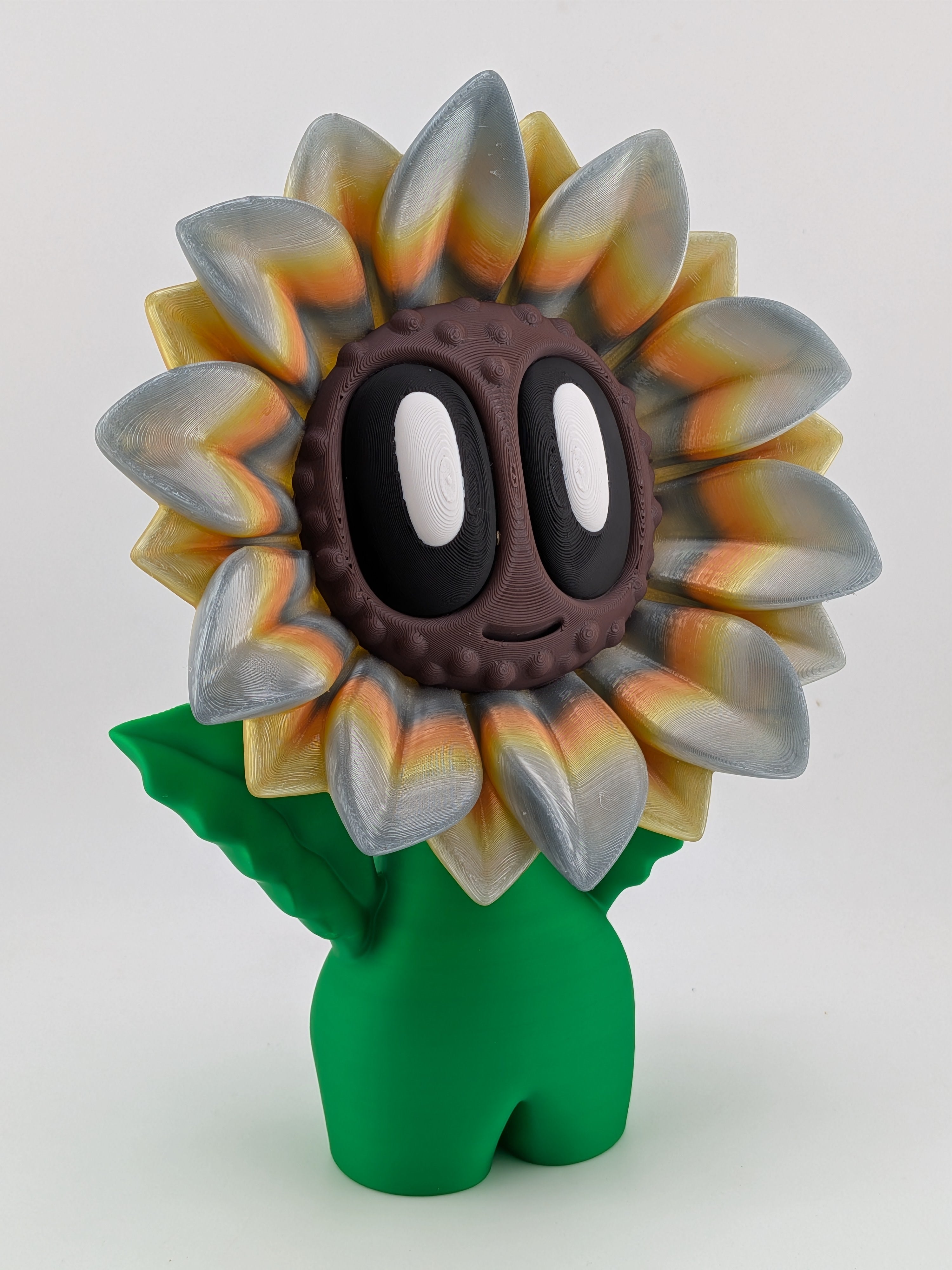 🌻✨ 7.5" Rainbow Sun-Daze Sunflower | Limited Edition BlobLab Art Desk Pet 🌈🎨