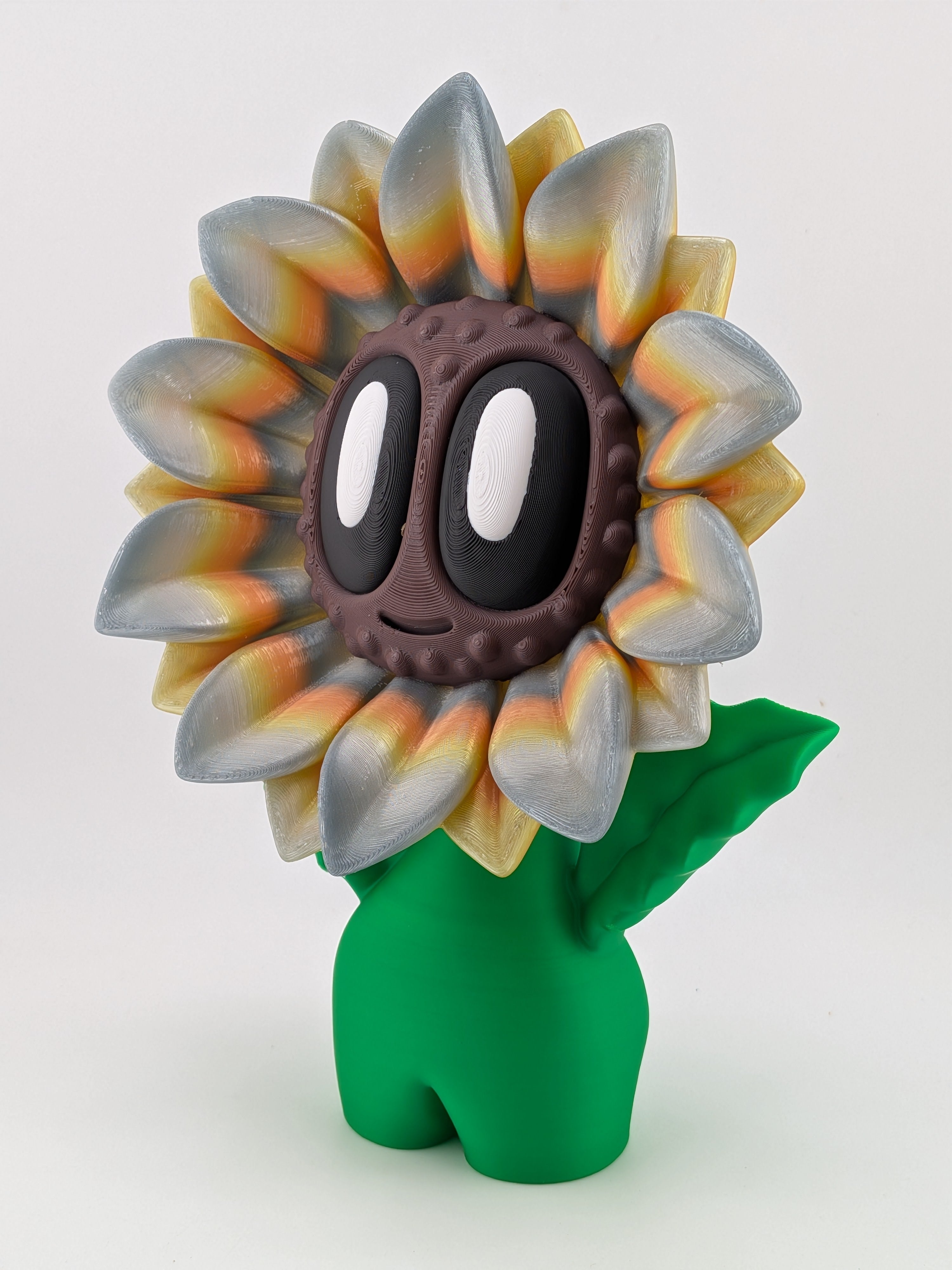 🌻✨ 7.5" Rainbow Sun-Daze Sunflower | Limited Edition BlobLab Art Desk Pet 🌈🎨