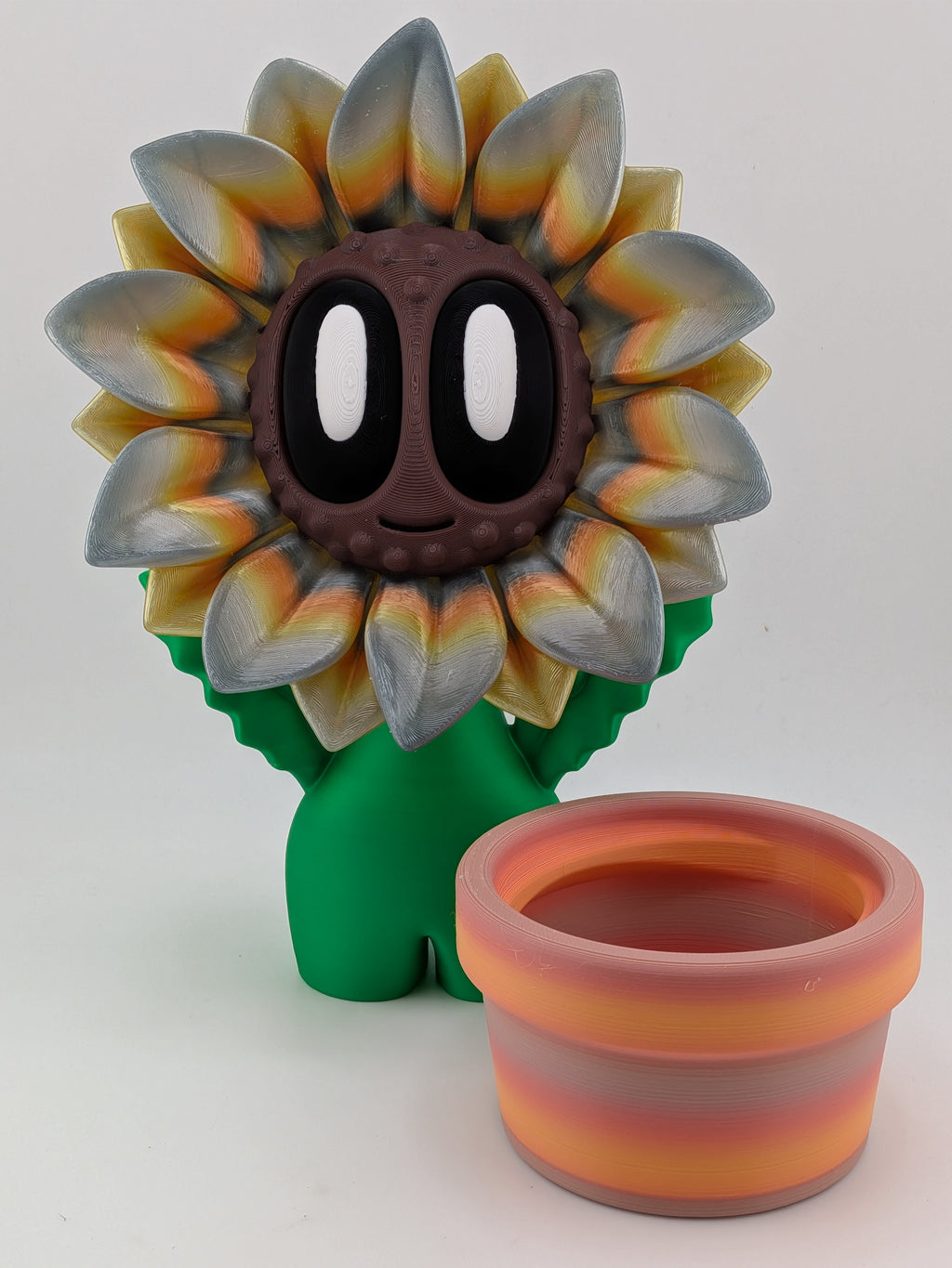 🌻✨ 7.5" Rainbow Sun-Daze Sunflower | Limited Edition BlobLab Art Desk Pet 🌈🎨