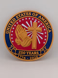 🇺🇸✨ 8" USA 250th Anniversary Plaque | Commemorative "Prayers for the Nation" Wall Art 🙏🎆