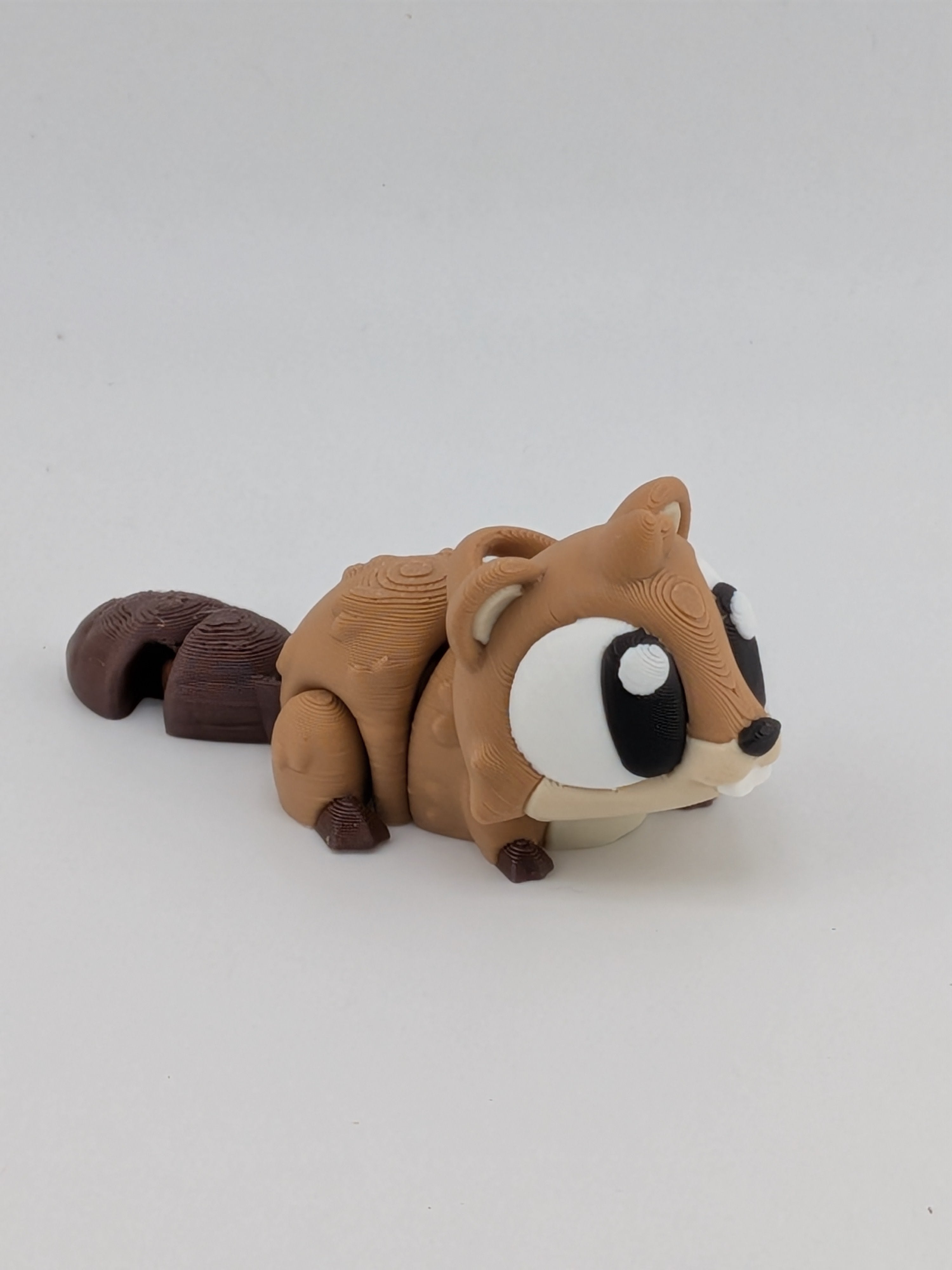 🦫✨ 2.75" Mini Flexi Beaver Keychain | Articulated "Busy Buddy" Fidget Toy 🪵🌀