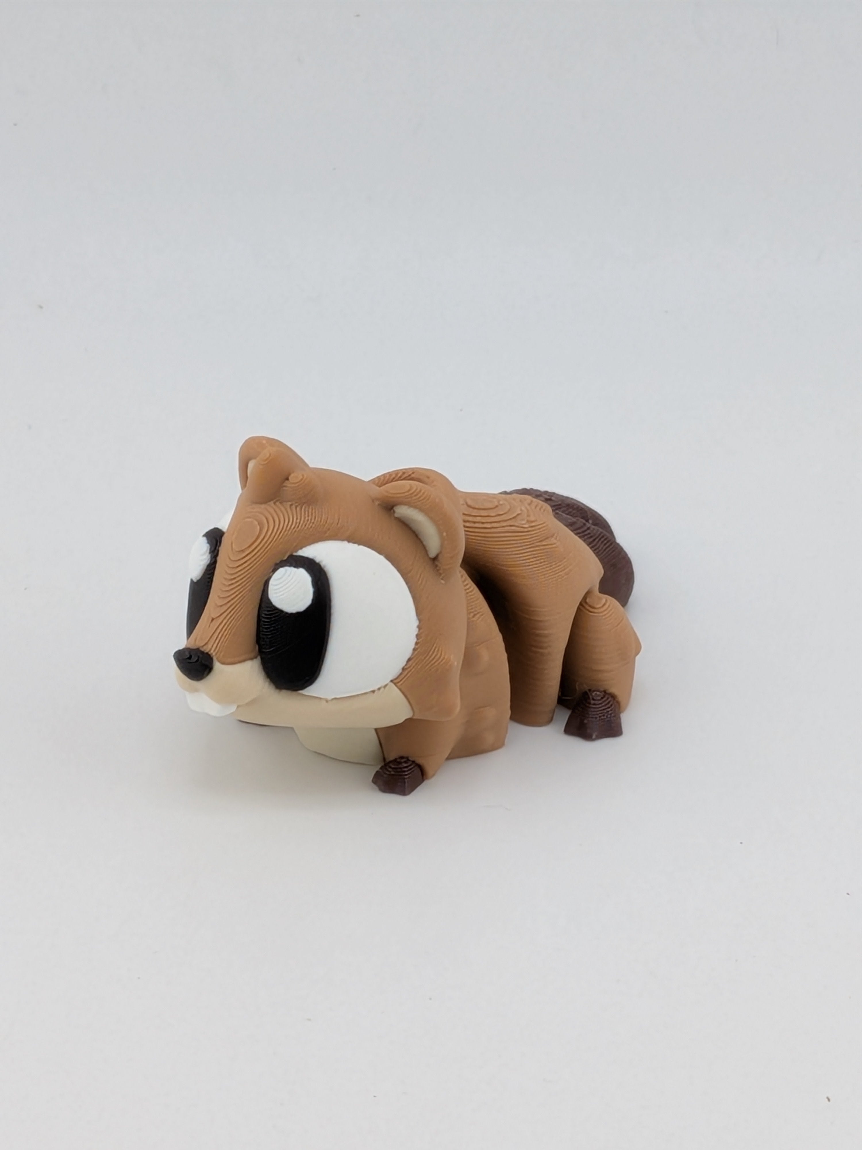 🦫✨ 2.75" Mini Flexi Beaver Keychain | Articulated "Busy Buddy" Fidget Toy 🪵🌀